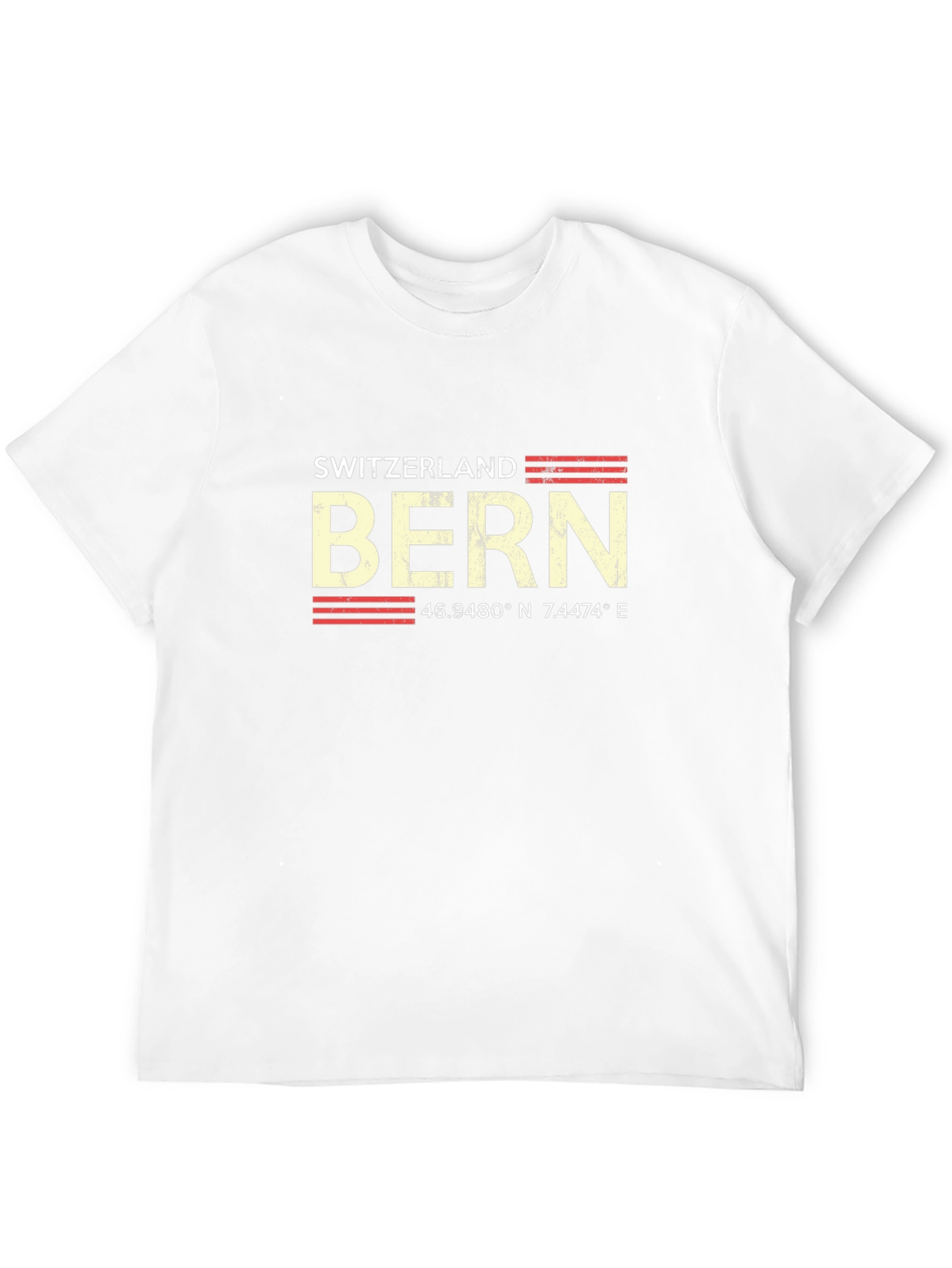 Bern Switzerland Coordinates Graphic T-Shirt