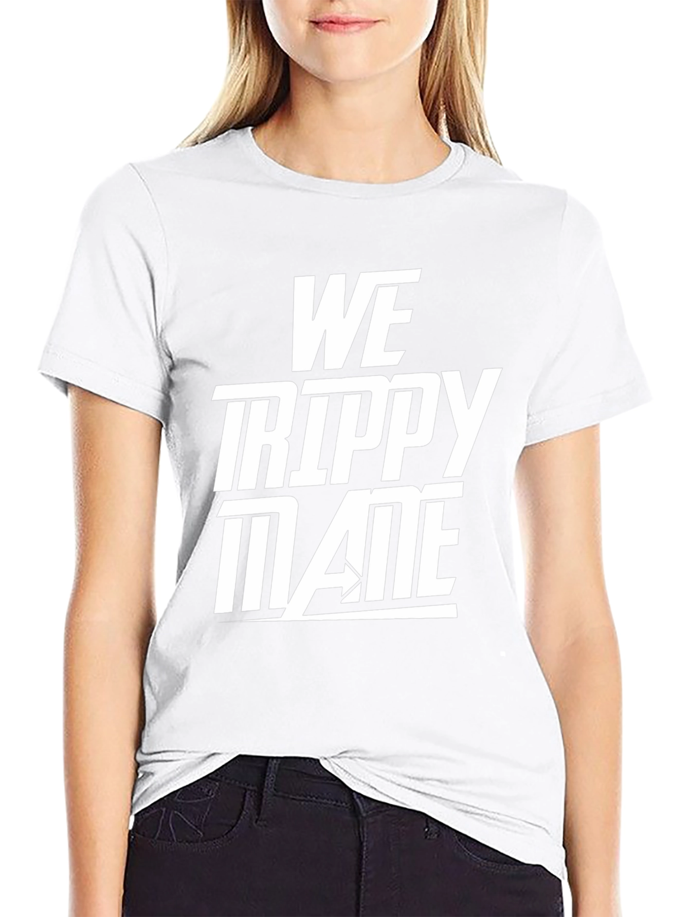 We Trippy Mane Black Graphic Tee
