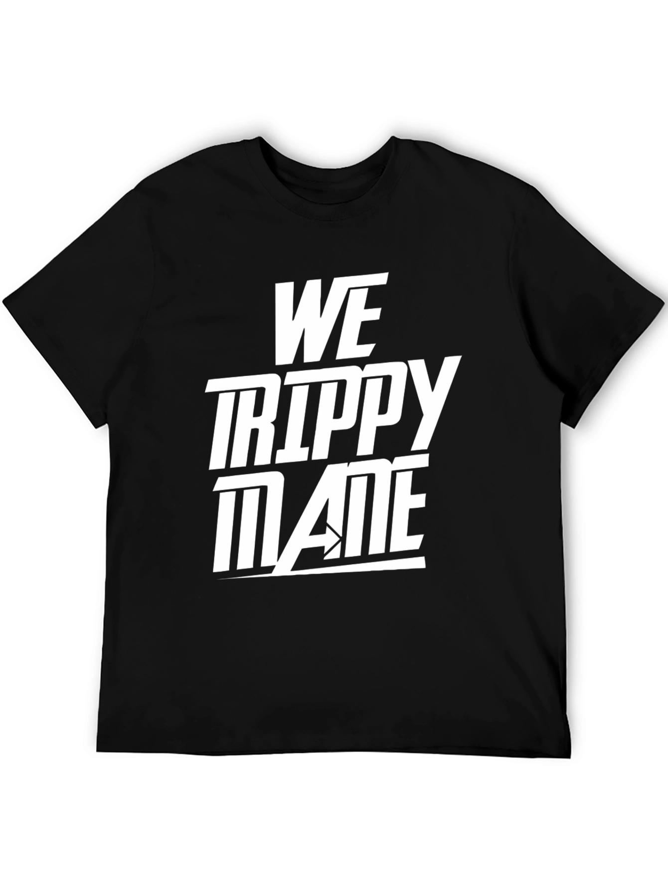 We Trippy Mane Black Graphic Tee