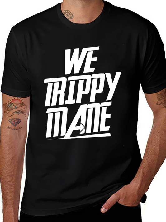 We Trippy Mane Black Graphic Tee