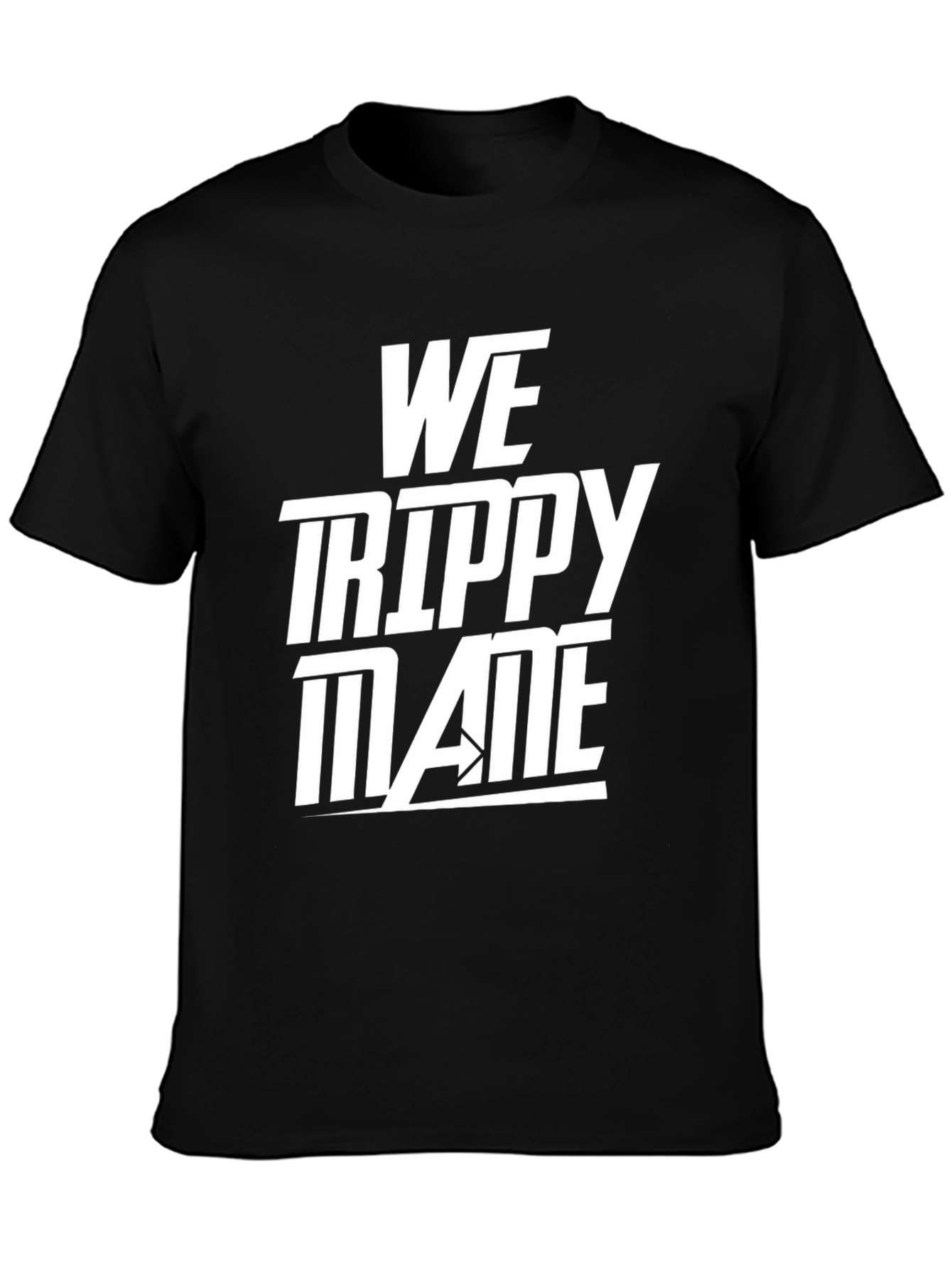 We Trippy Mane Black Graphic Tee