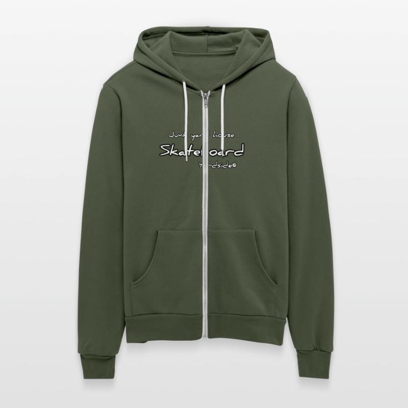 Junk yard house skateboard Yardside font logo