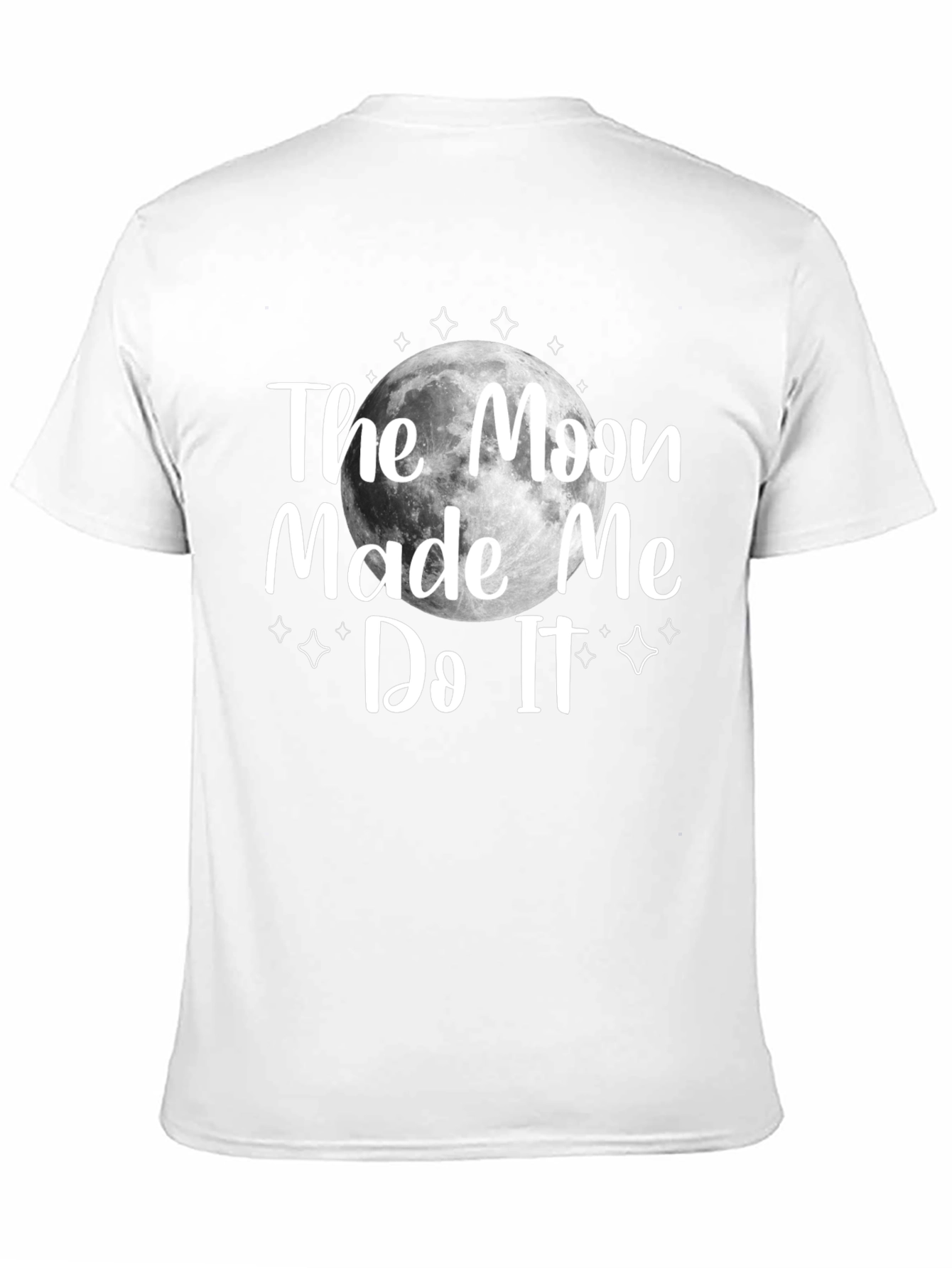 The Moon Made Me Do It Black T-Shirt