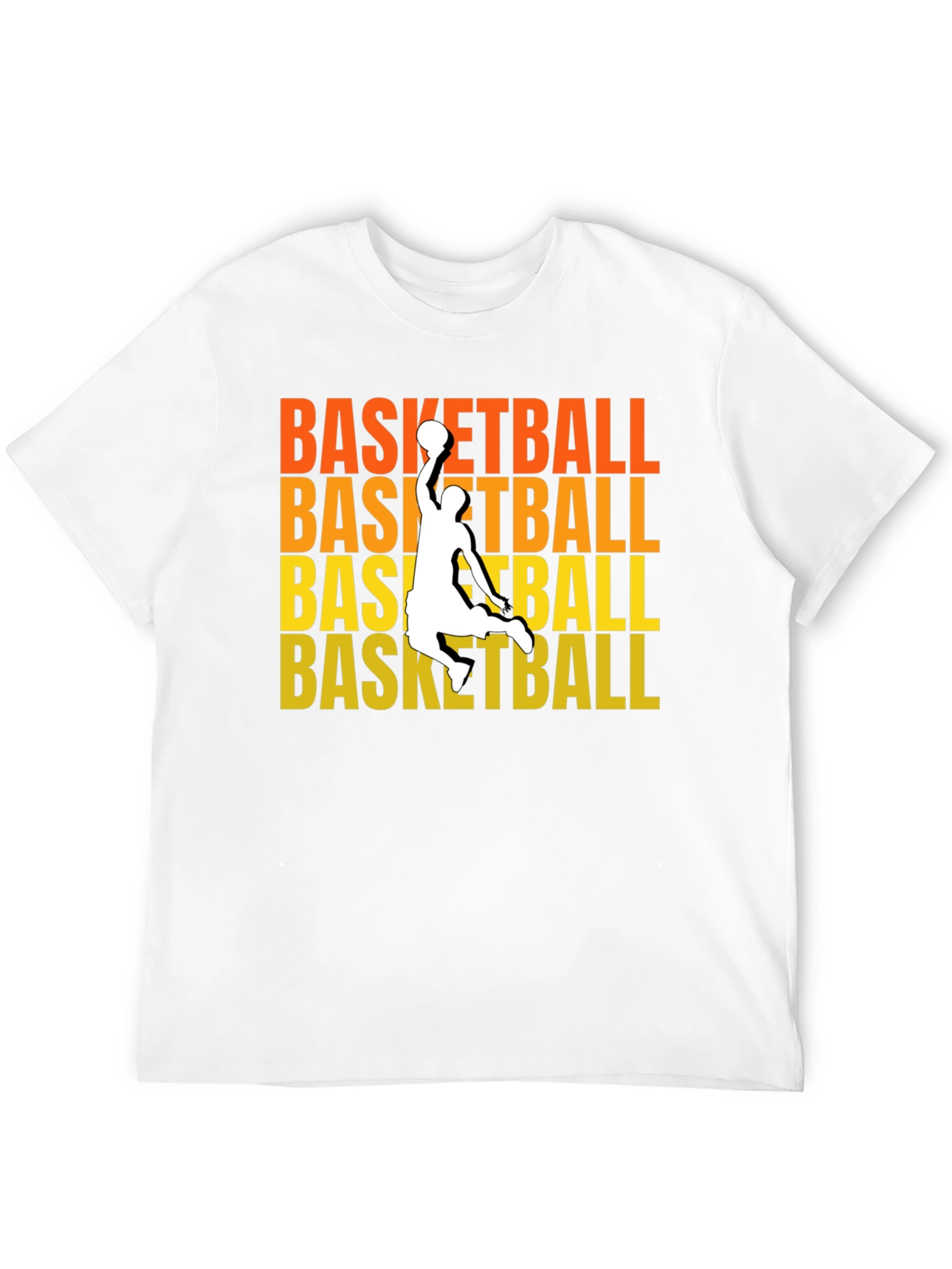 Basketball Player Graphic Black T-Shirt