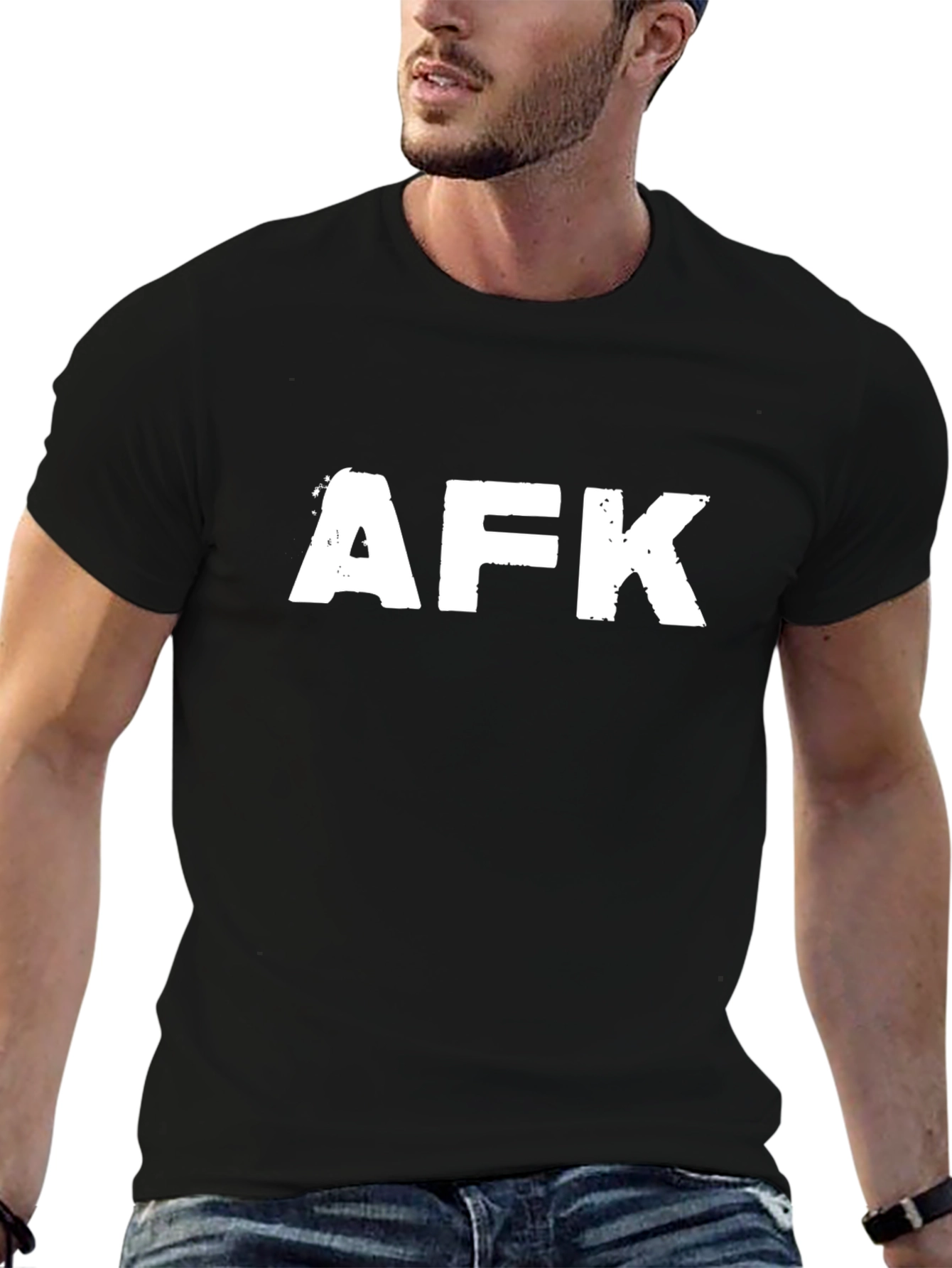 AFK Black T-Shirt - Gamer Style