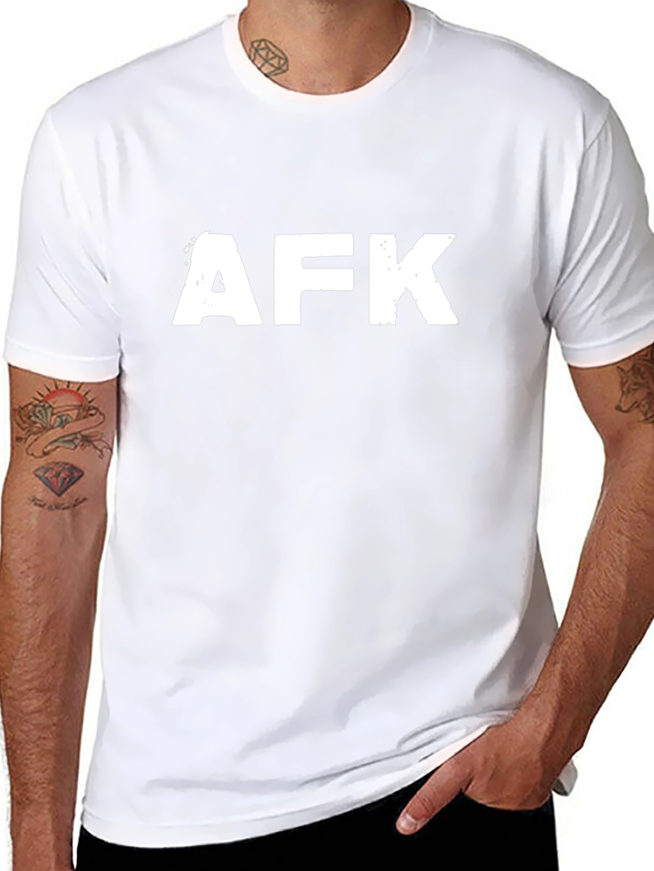 AFK Black T-Shirt - Gamer Style