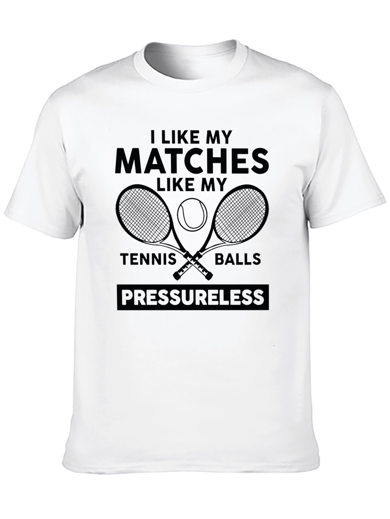 Tennis Lover T-Shirt: Pressureless Ball Matches