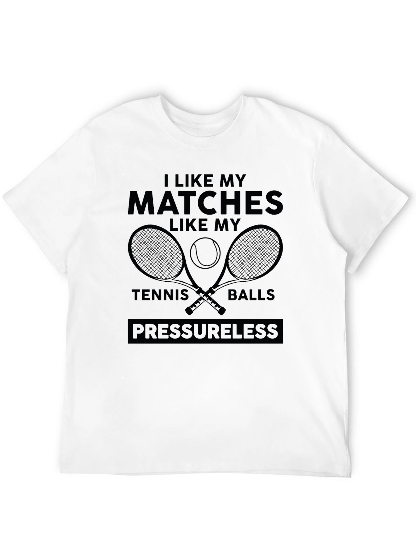 Tennis Lover T-Shirt: Pressureless Ball Matches