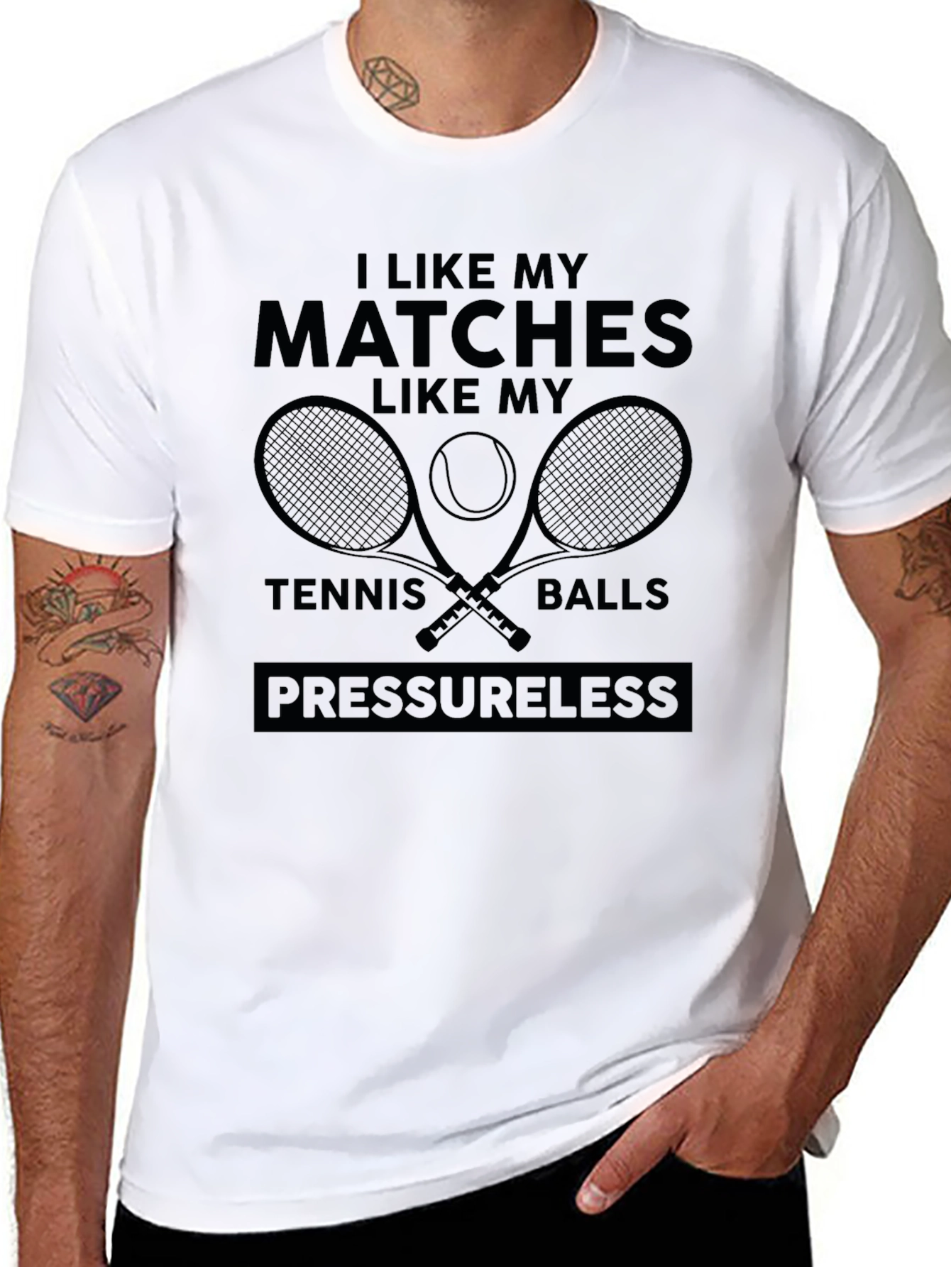 Tennis Lover T-Shirt: Pressureless Ball Matches