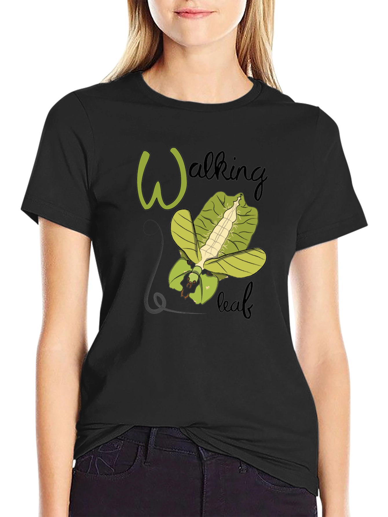 Walking Leaf Insect T-Shirt - Nature Inspired Design