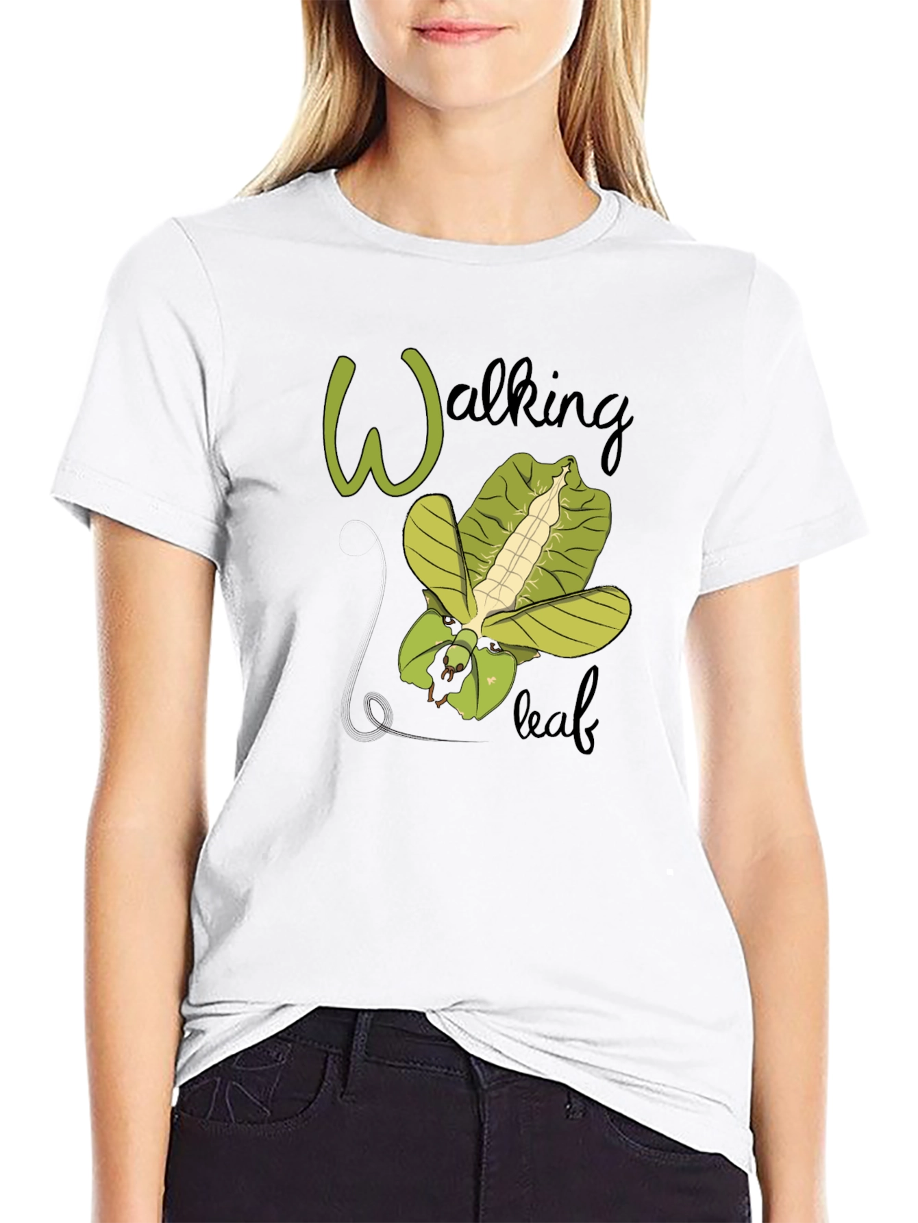 Walking Leaf Insect T-Shirt - Nature Inspired Design