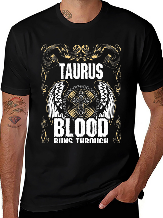 Taurus Blood Graphic Tee - Zodiac Style