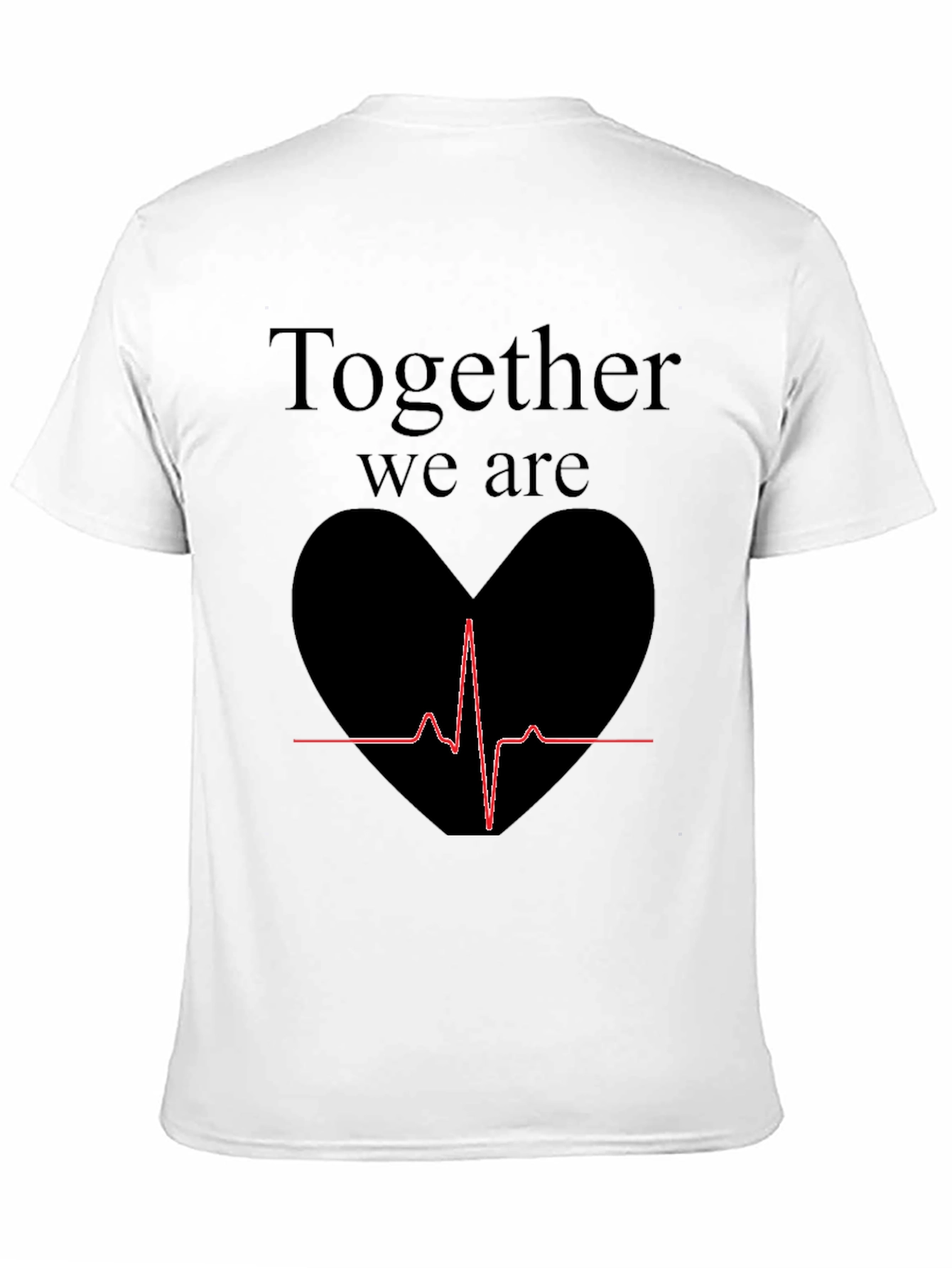 Together We Are Heartbeat Graphic Tee