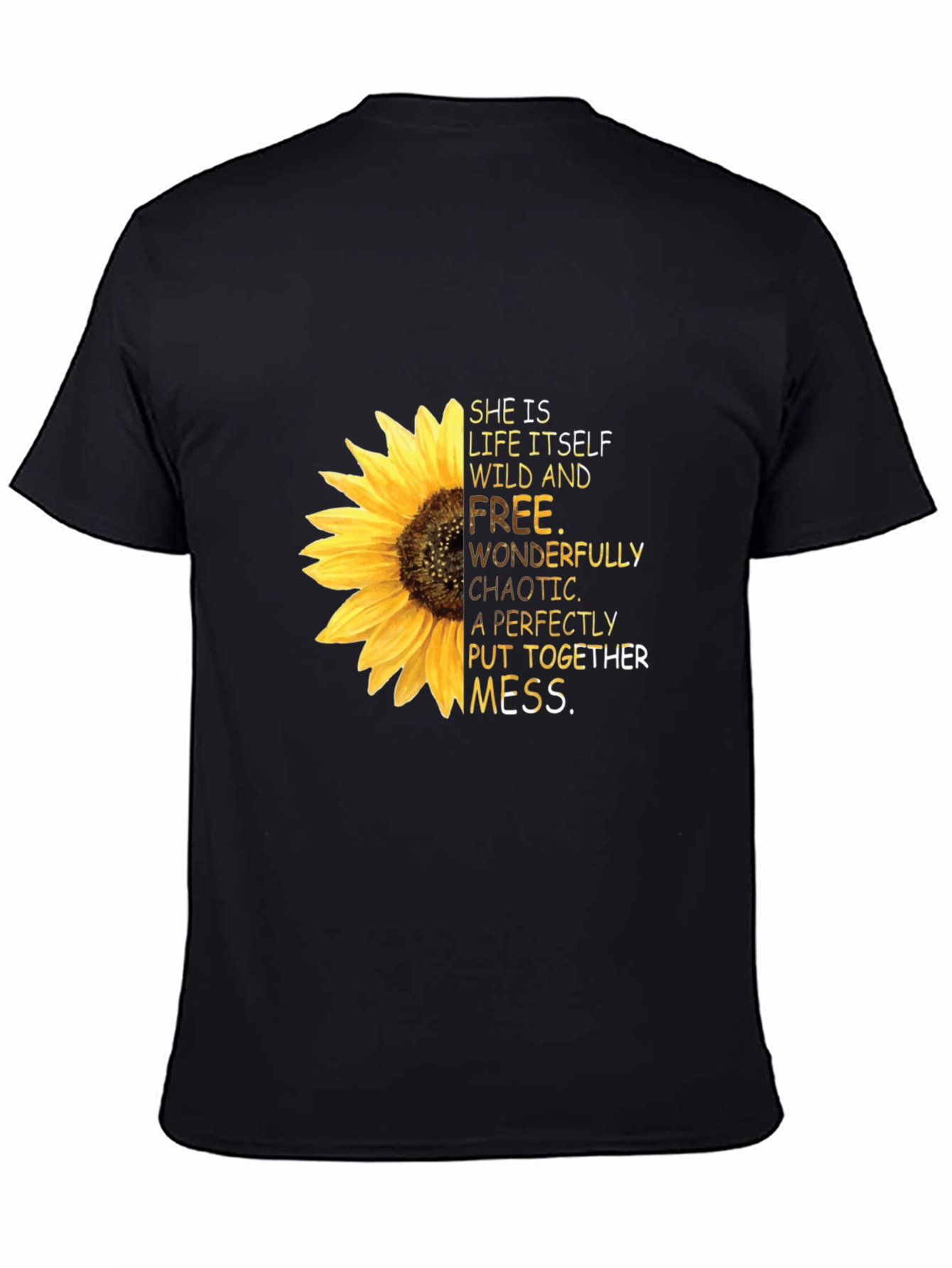 Sunflower Graphic Tee: Wild & Free