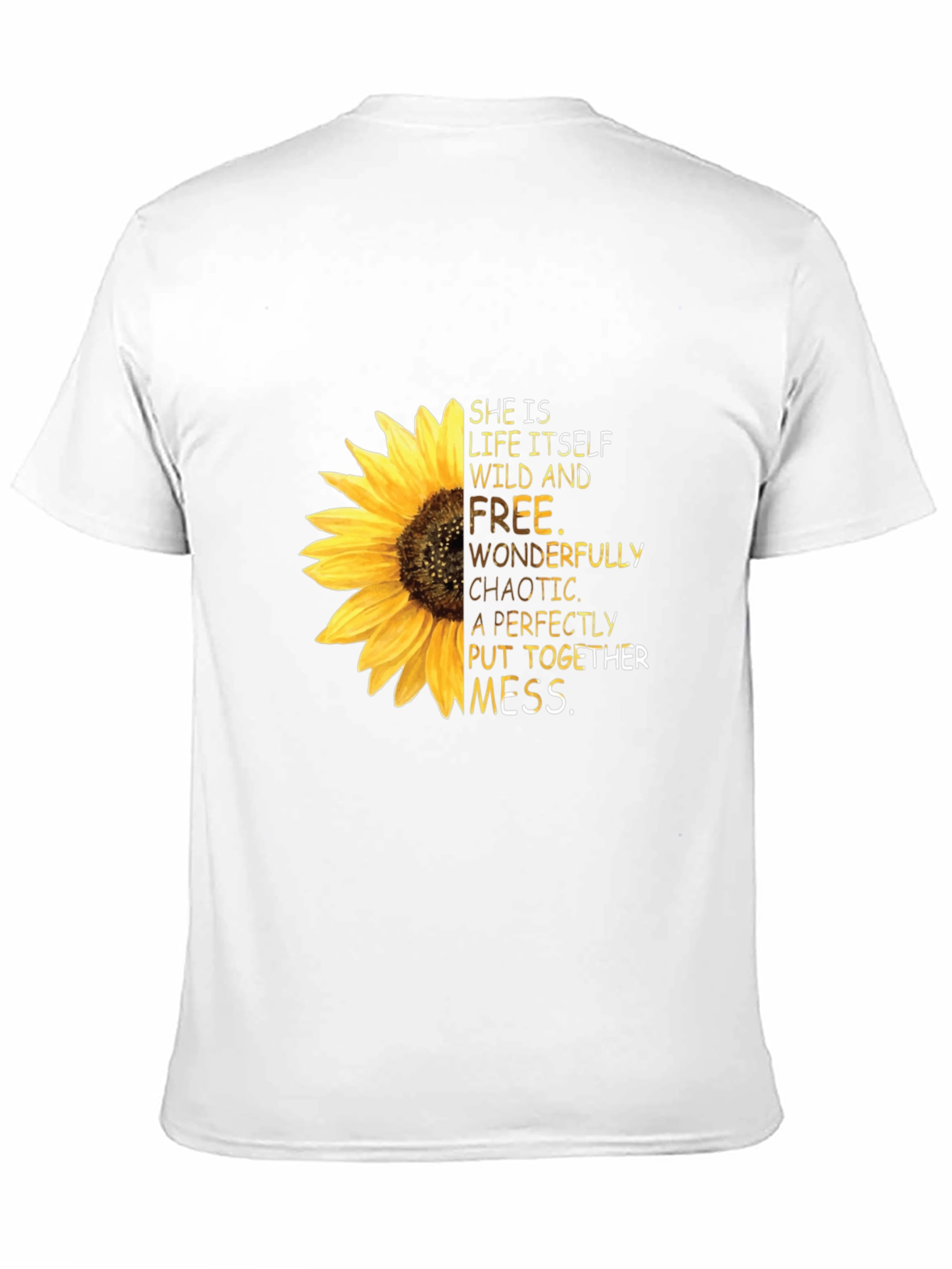 Sunflower Graphic Tee: Wild & Free