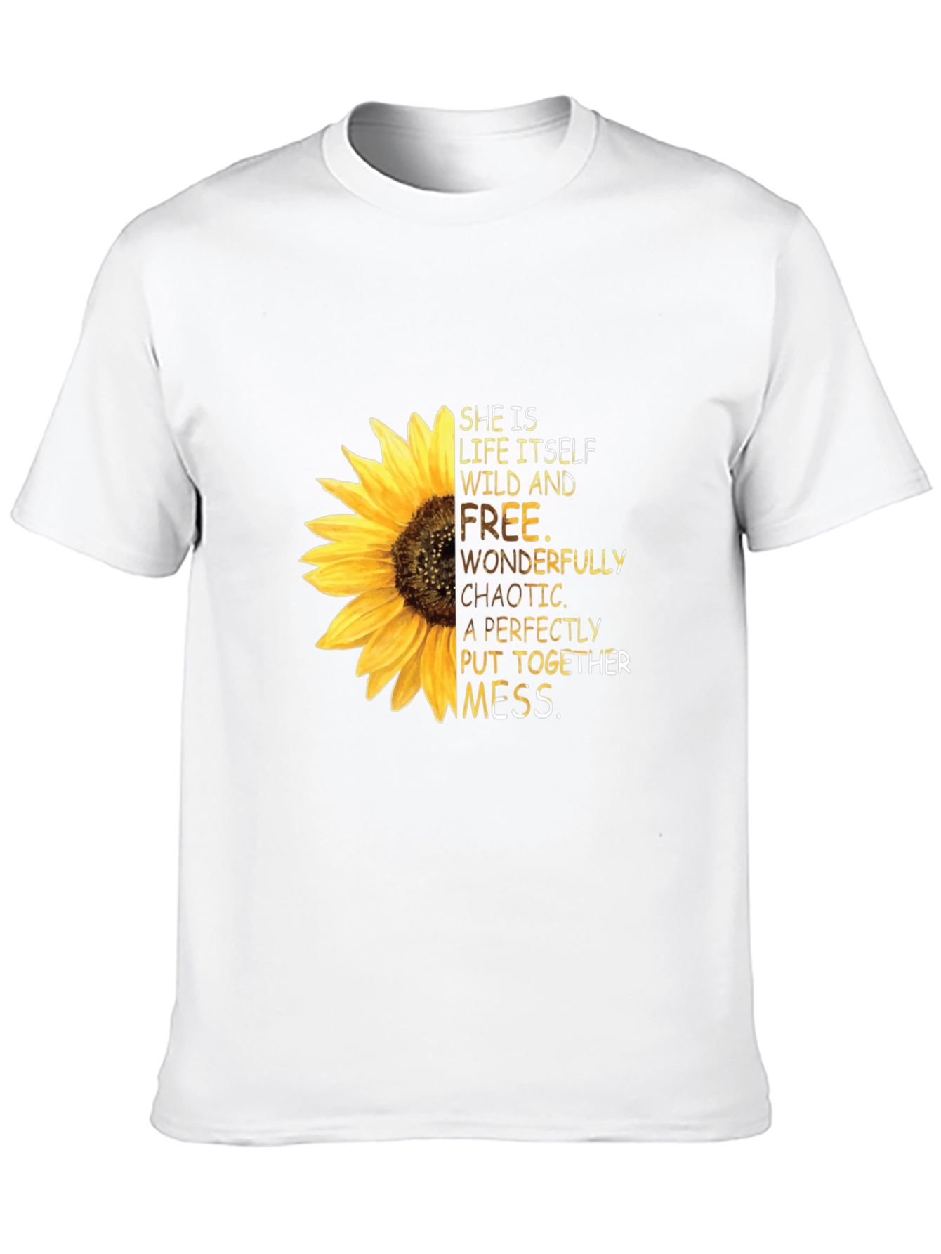 Sunflower Graphic Tee: Wild & Free