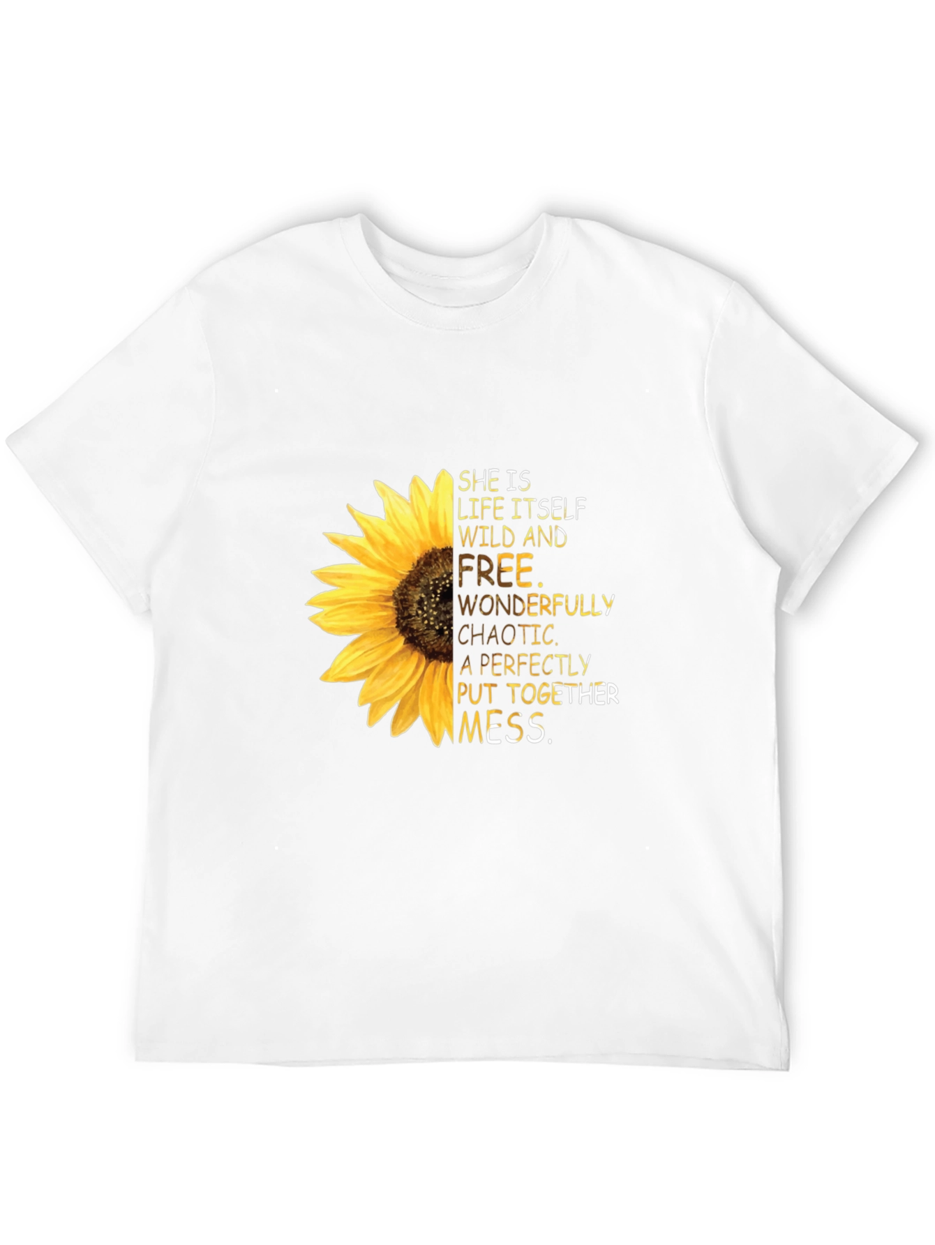 Sunflower Graphic Tee: Wild & Free