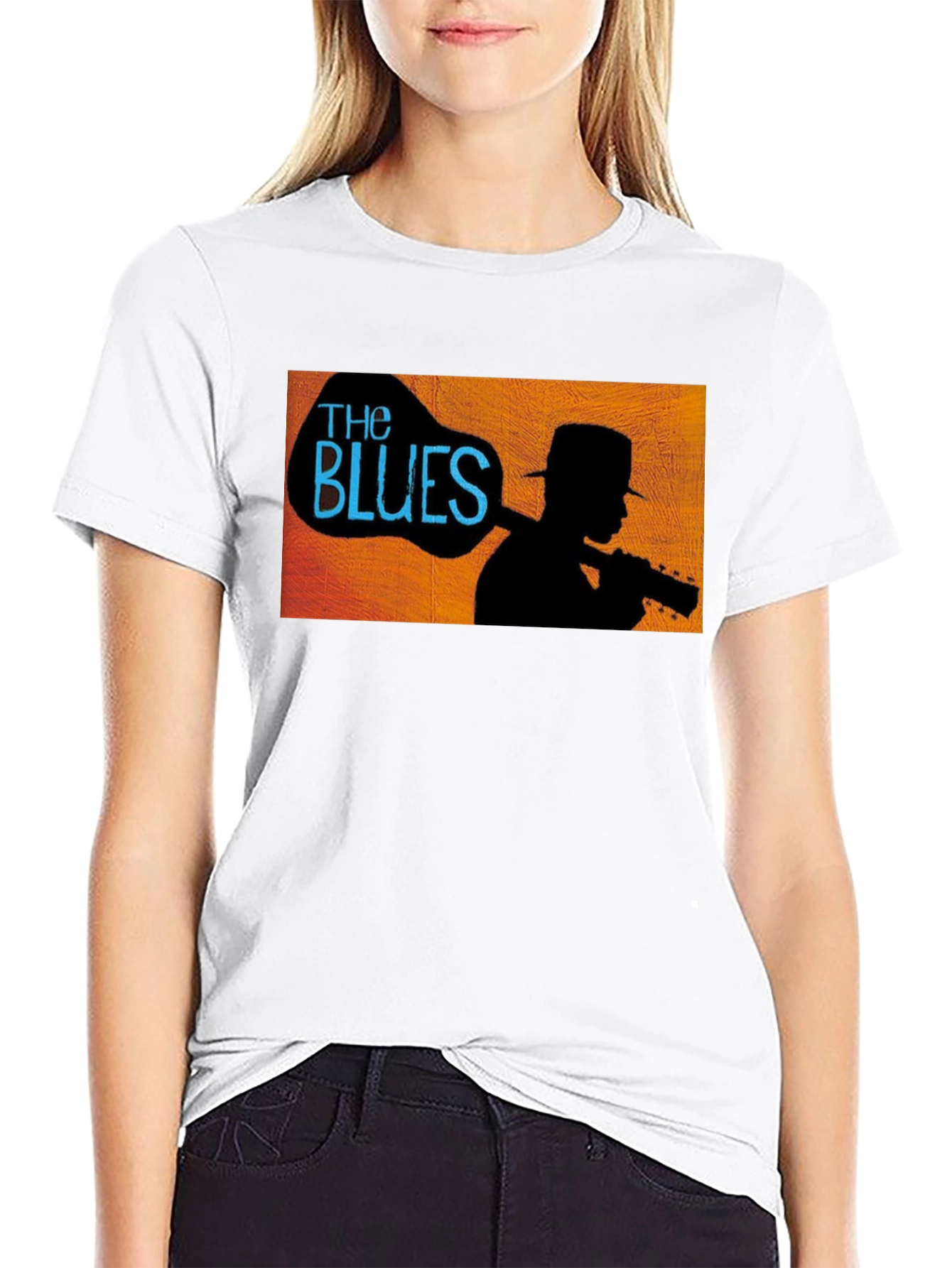The Blues Silhouette Graphic Tee - Black