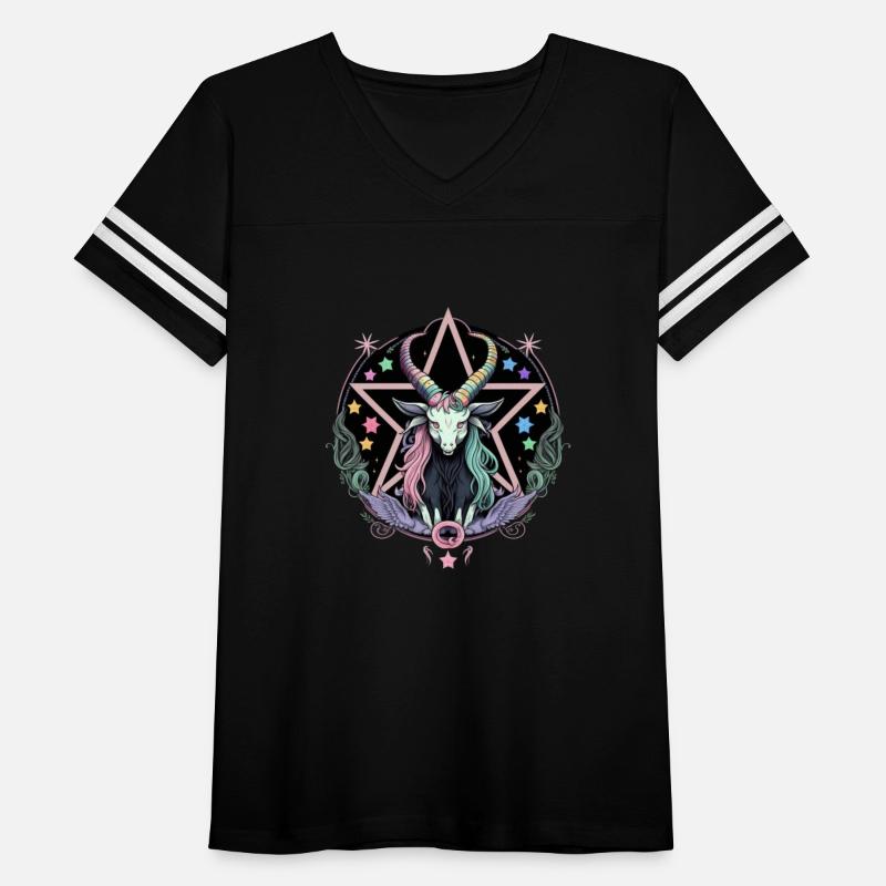 Kawaii Pastel Goth Cute Creepy Pentacle Baphomet G