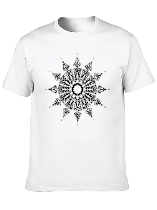 Black Mandala Graphic T-Shirt
