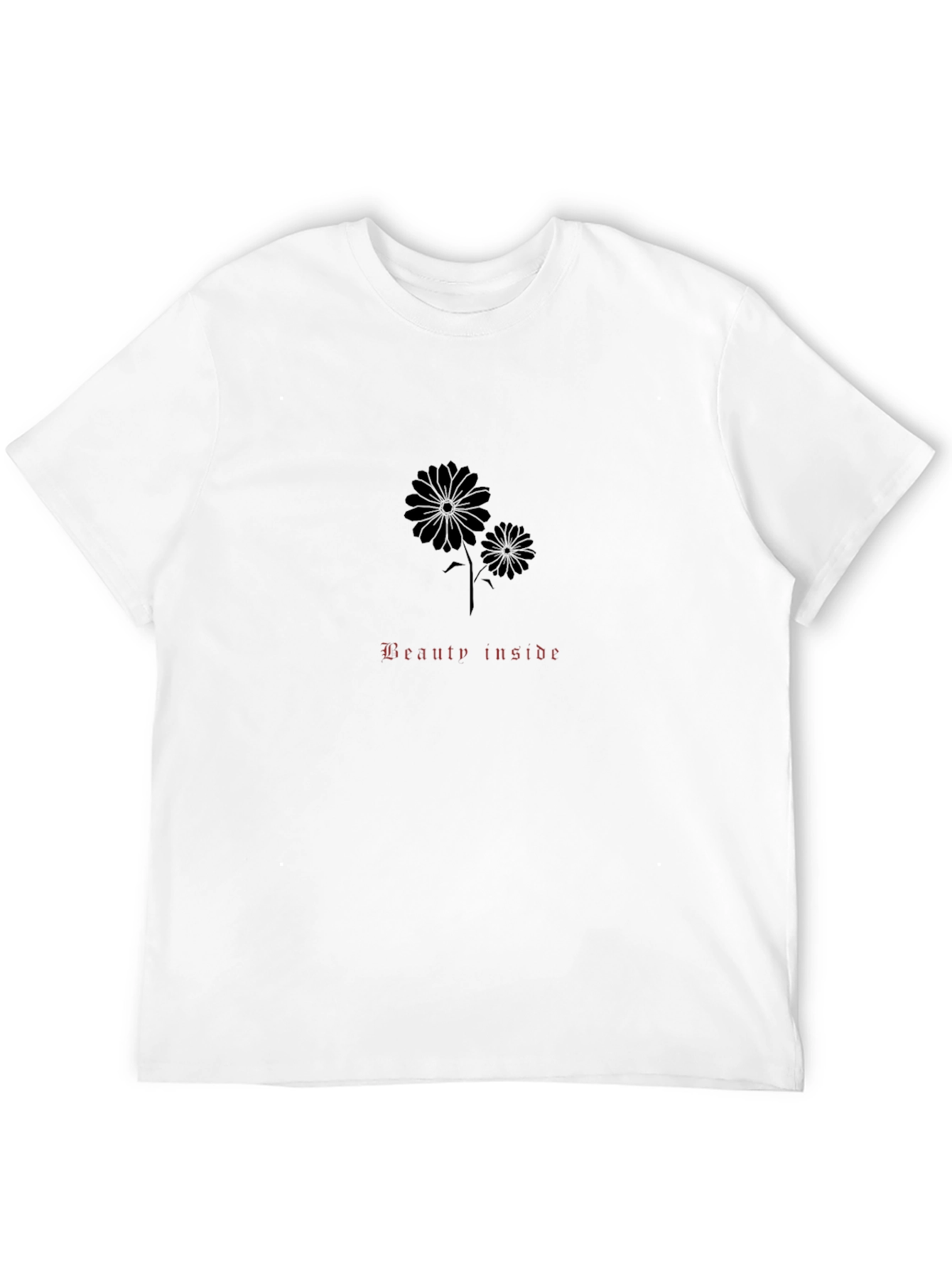 Beauty Inside Floral Graphic T-Shirt