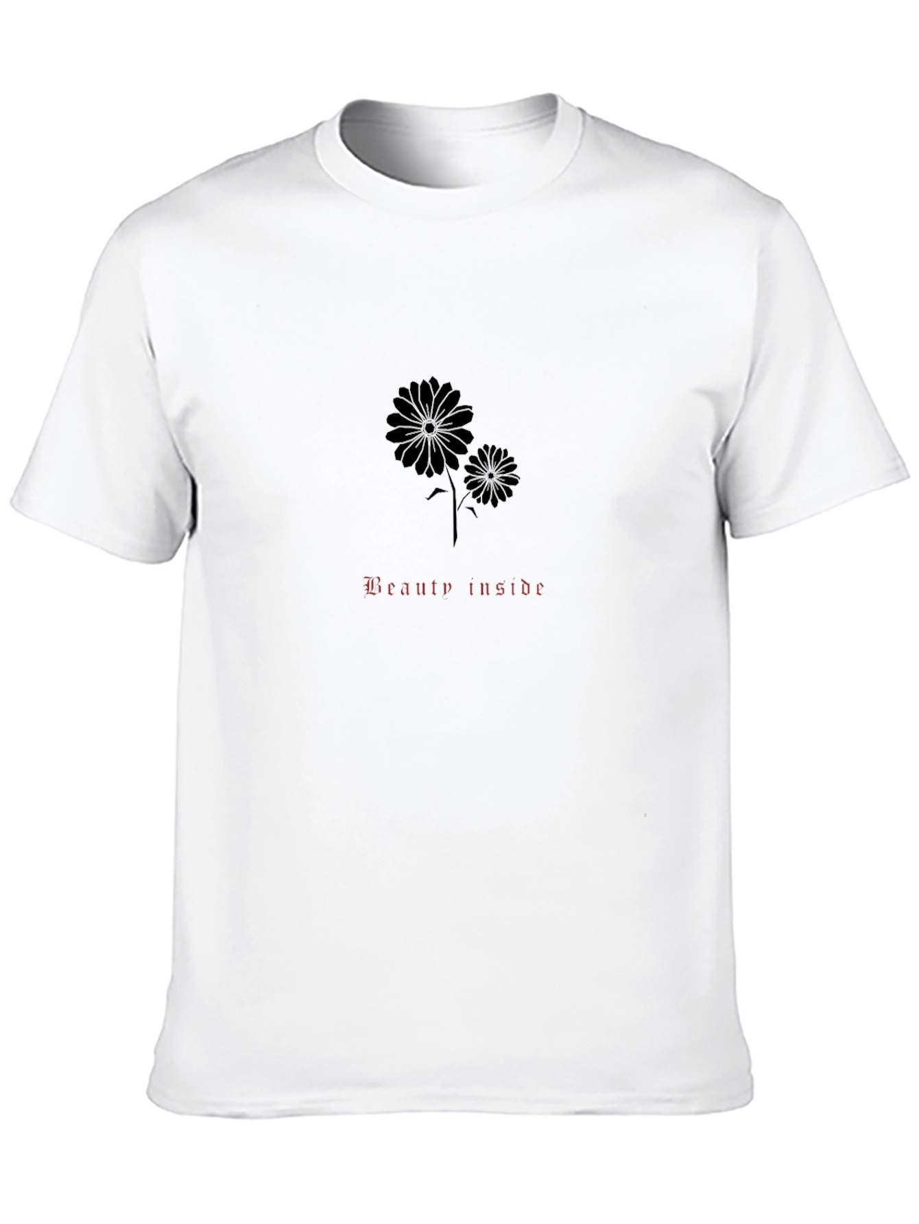 Beauty Inside Floral Graphic T-Shirt