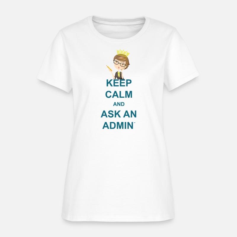 Keep Calm and Ask an Admin - Teal Design
