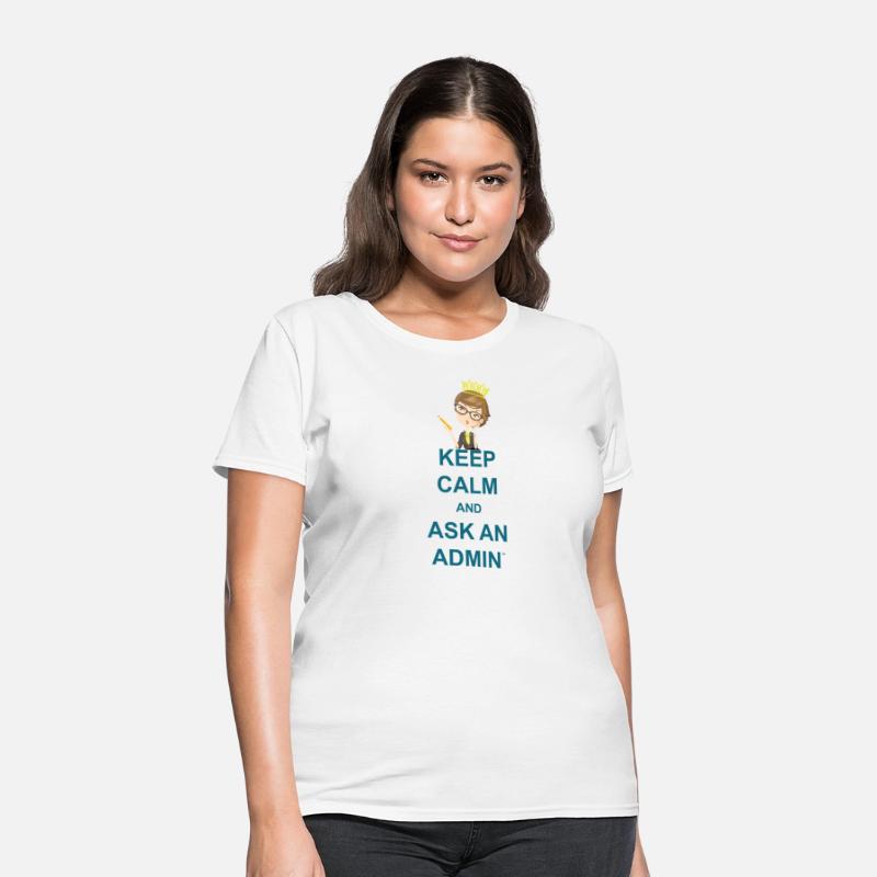 Keep Calm and Ask an Admin - Teal Design
