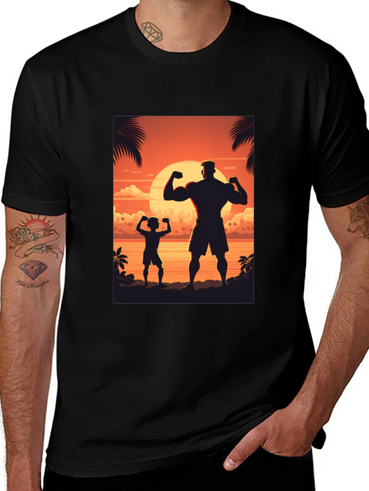 Sunset Silhouette Graphic Tee