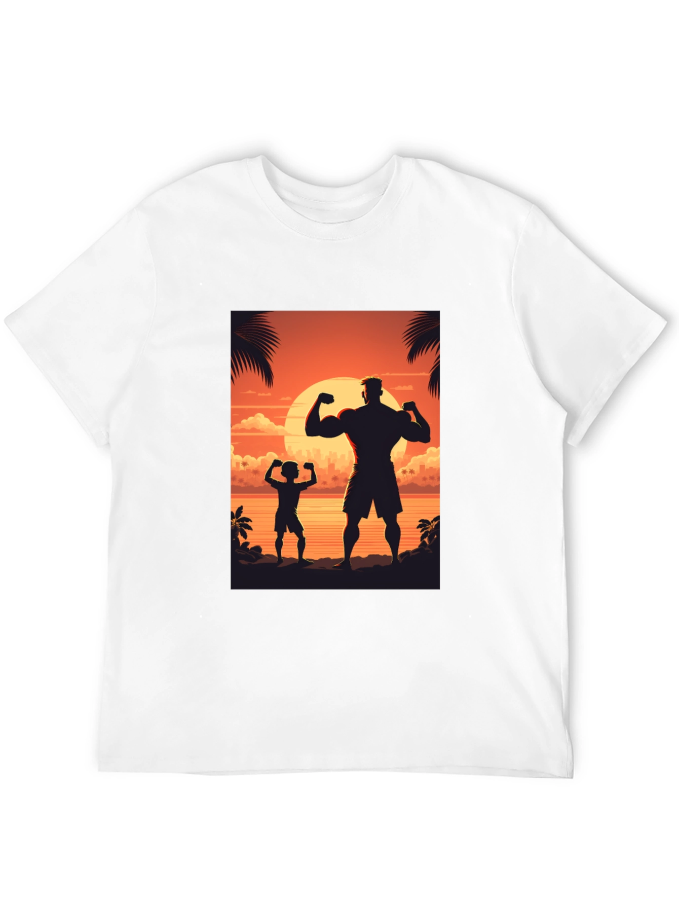 Sunset Silhouette Graphic Tee
