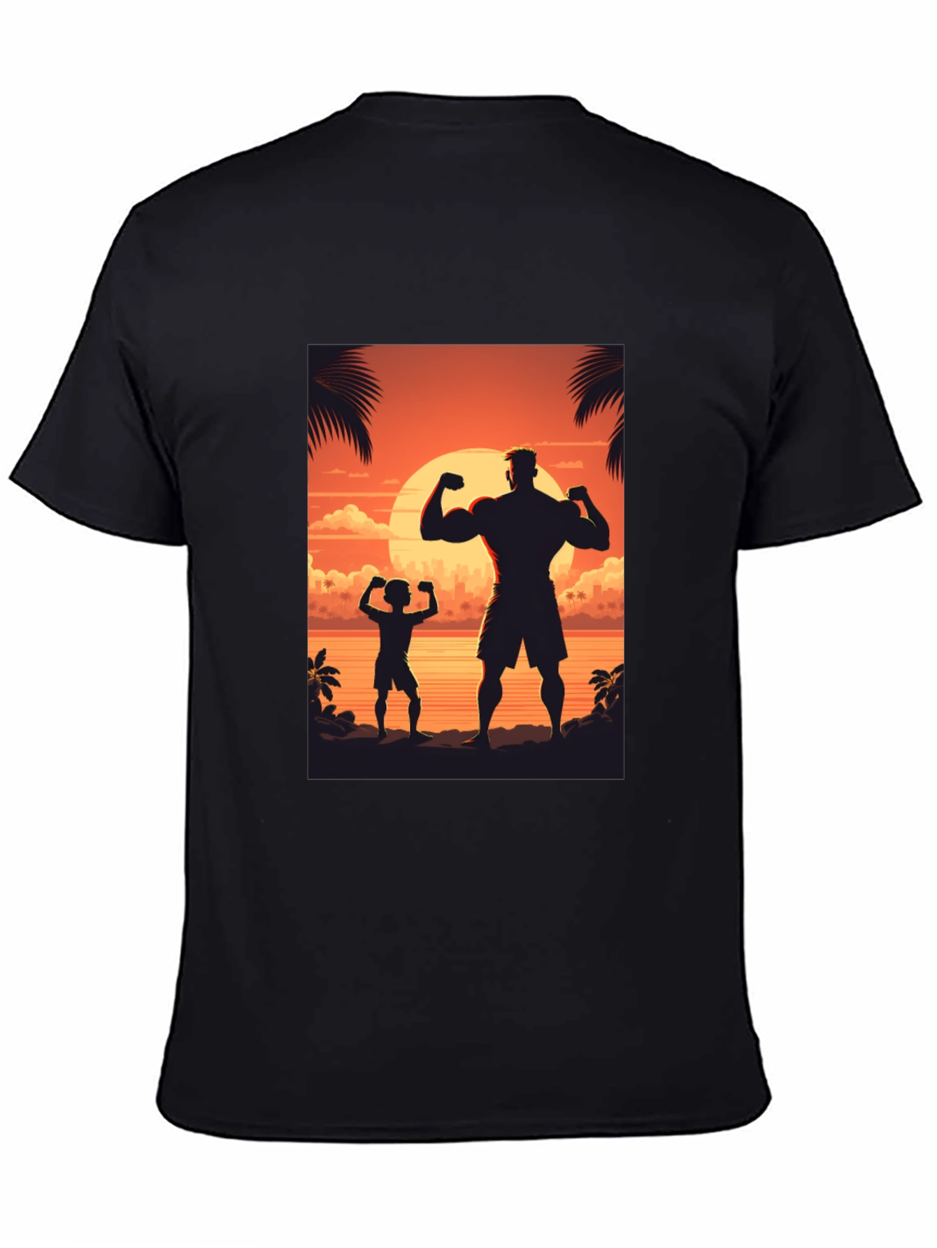 Sunset Silhouette Graphic Tee