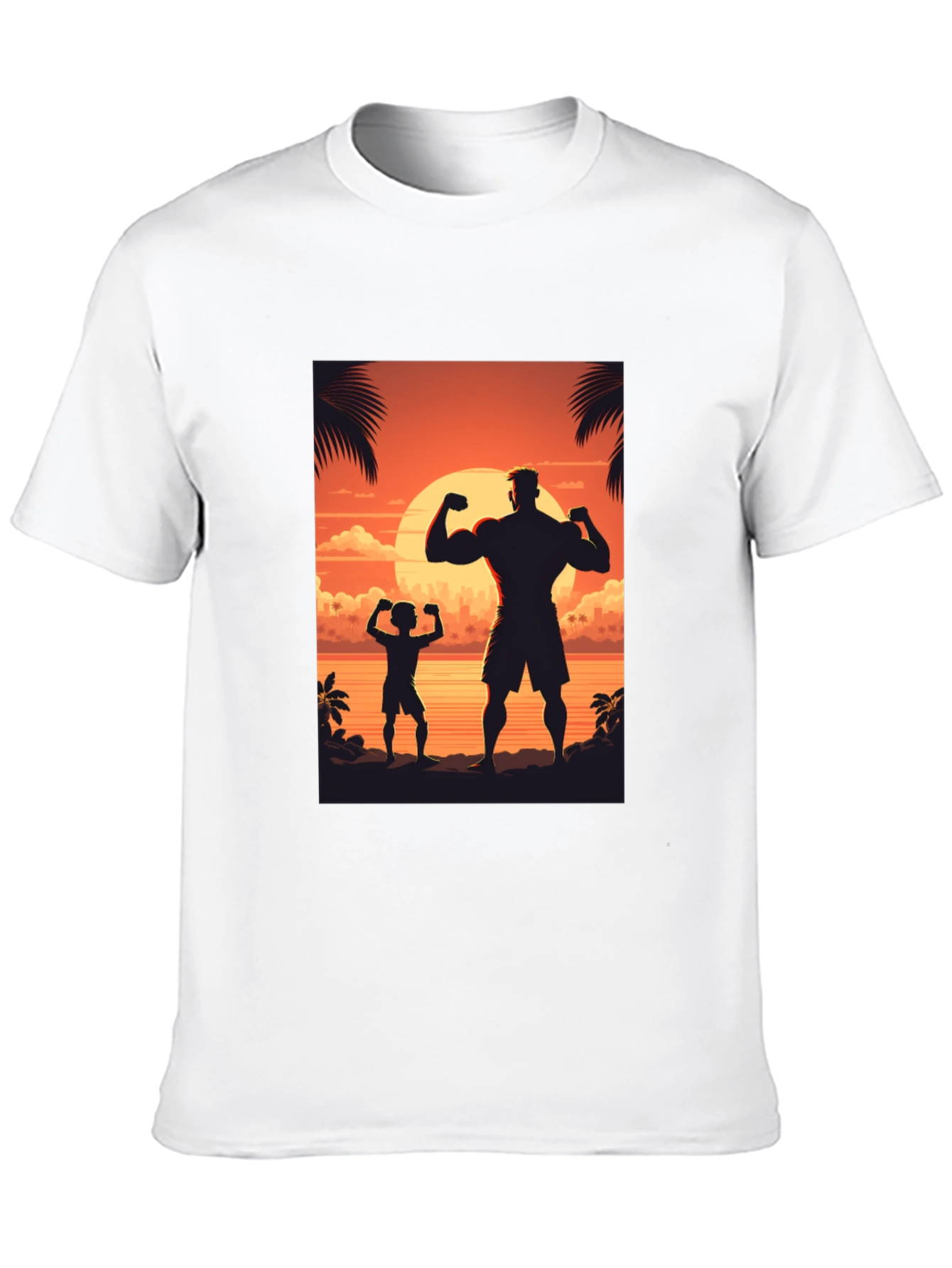 Sunset Silhouette Graphic Tee
