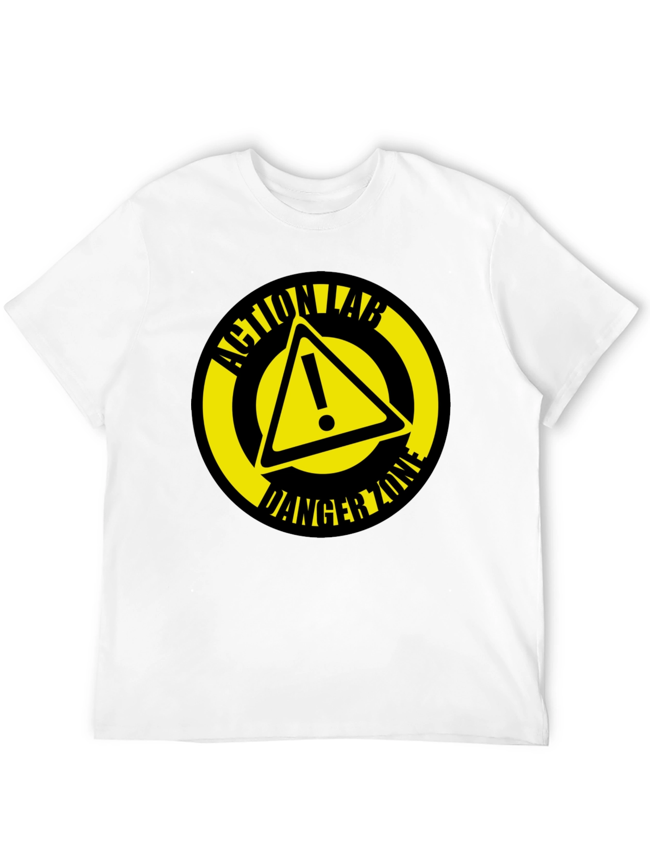 Action Lab Danger Zone Black Graphic T-Shirt