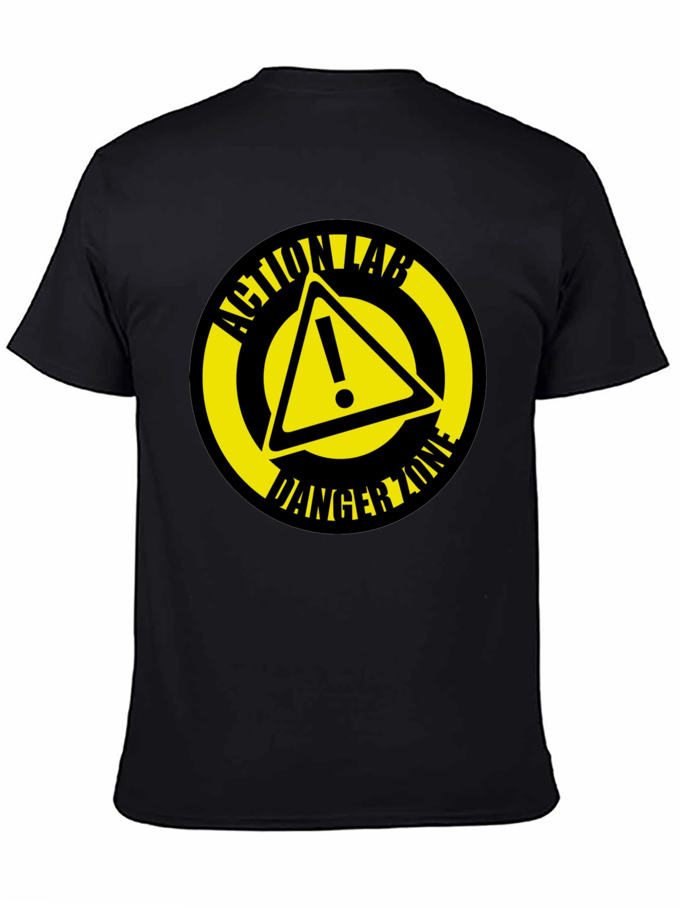 Action Lab Danger Zone Black Graphic T-Shirt
