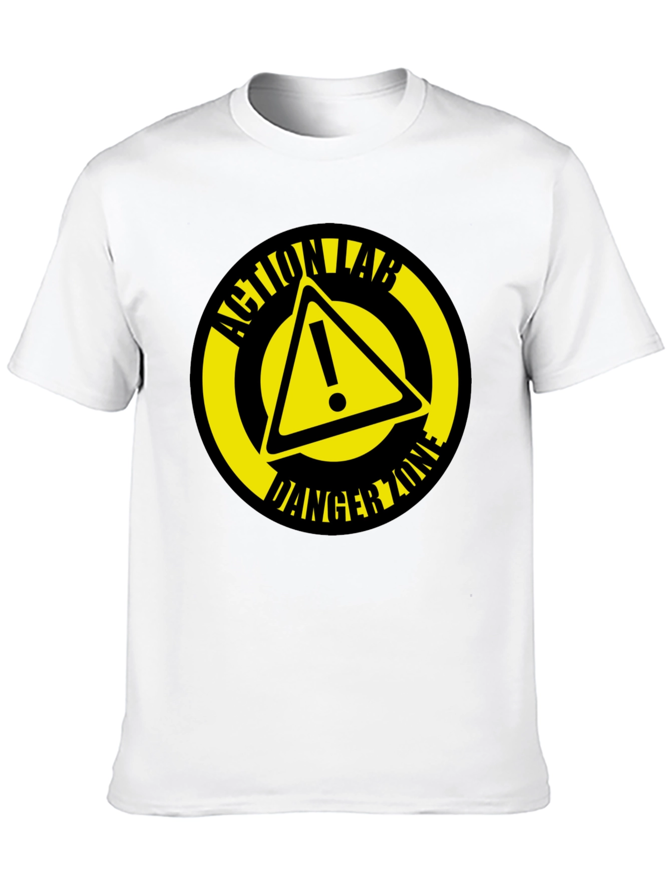 Action Lab Danger Zone Black Graphic T-Shirt