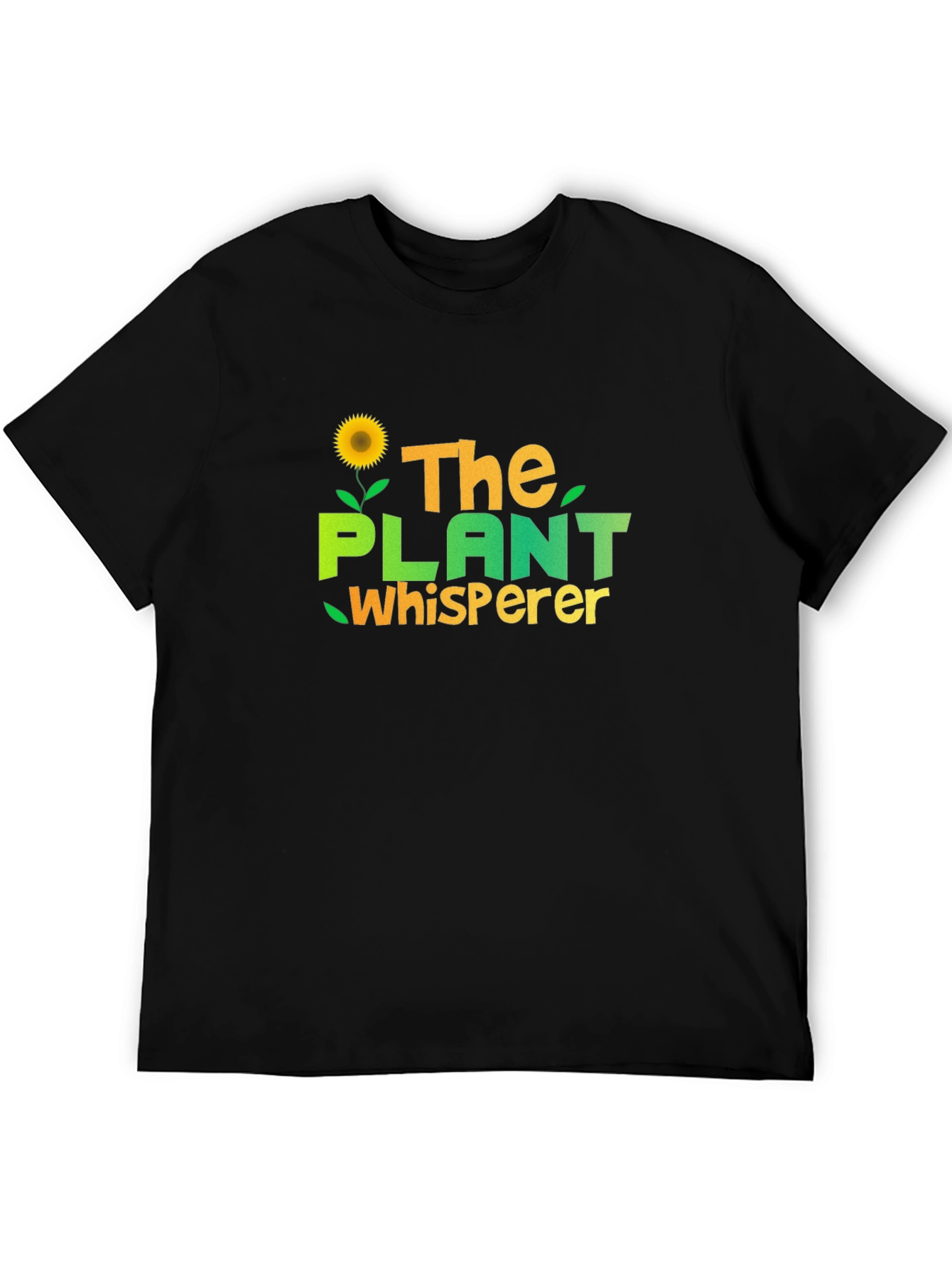 The Plant Whisperer Graphic Tee - Black