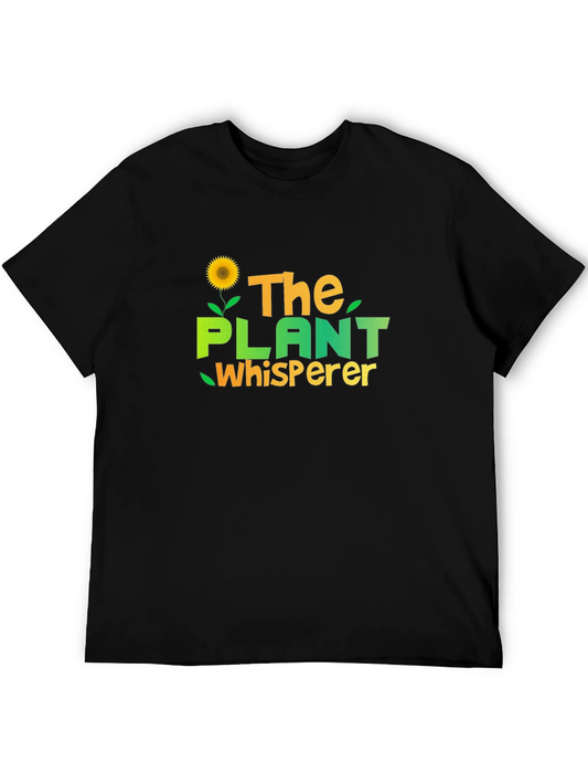 The Plant Whisperer Graphic Tee - Black