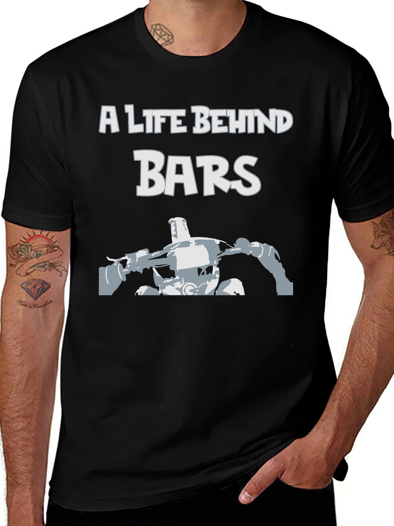 A Life Behind Bars T-Shirt - Biker Tee