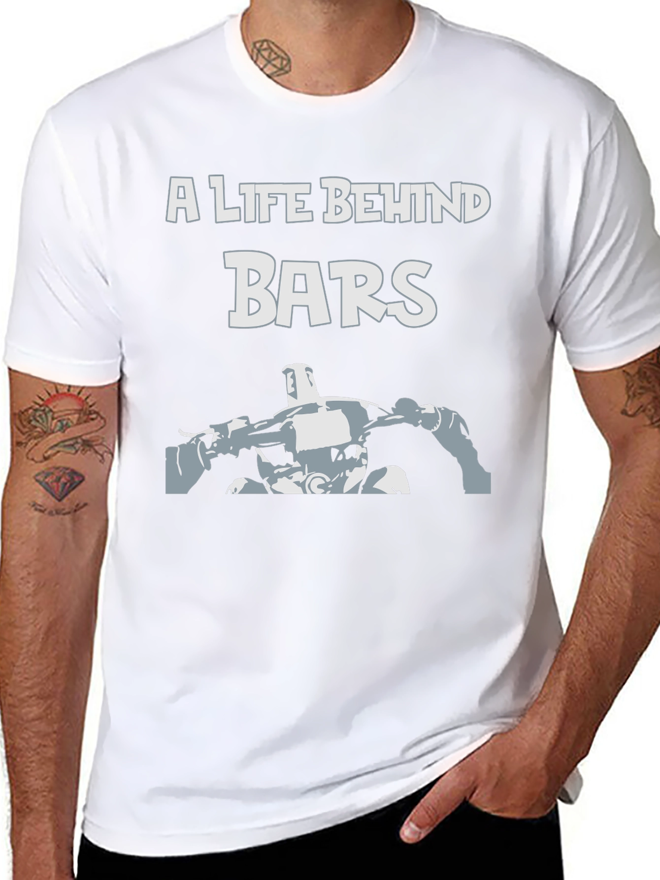A Life Behind Bars T-Shirt - Biker Tee
