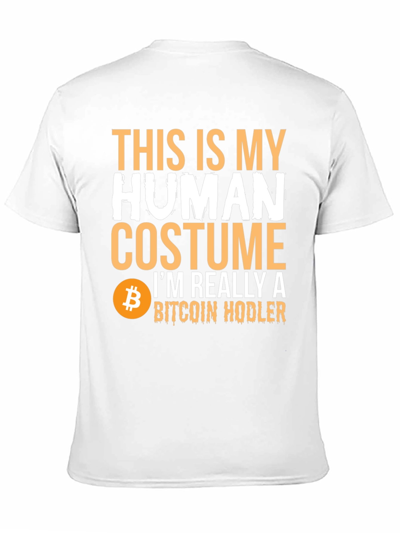Bitcoin Hodler Human Costume Graphic Tee