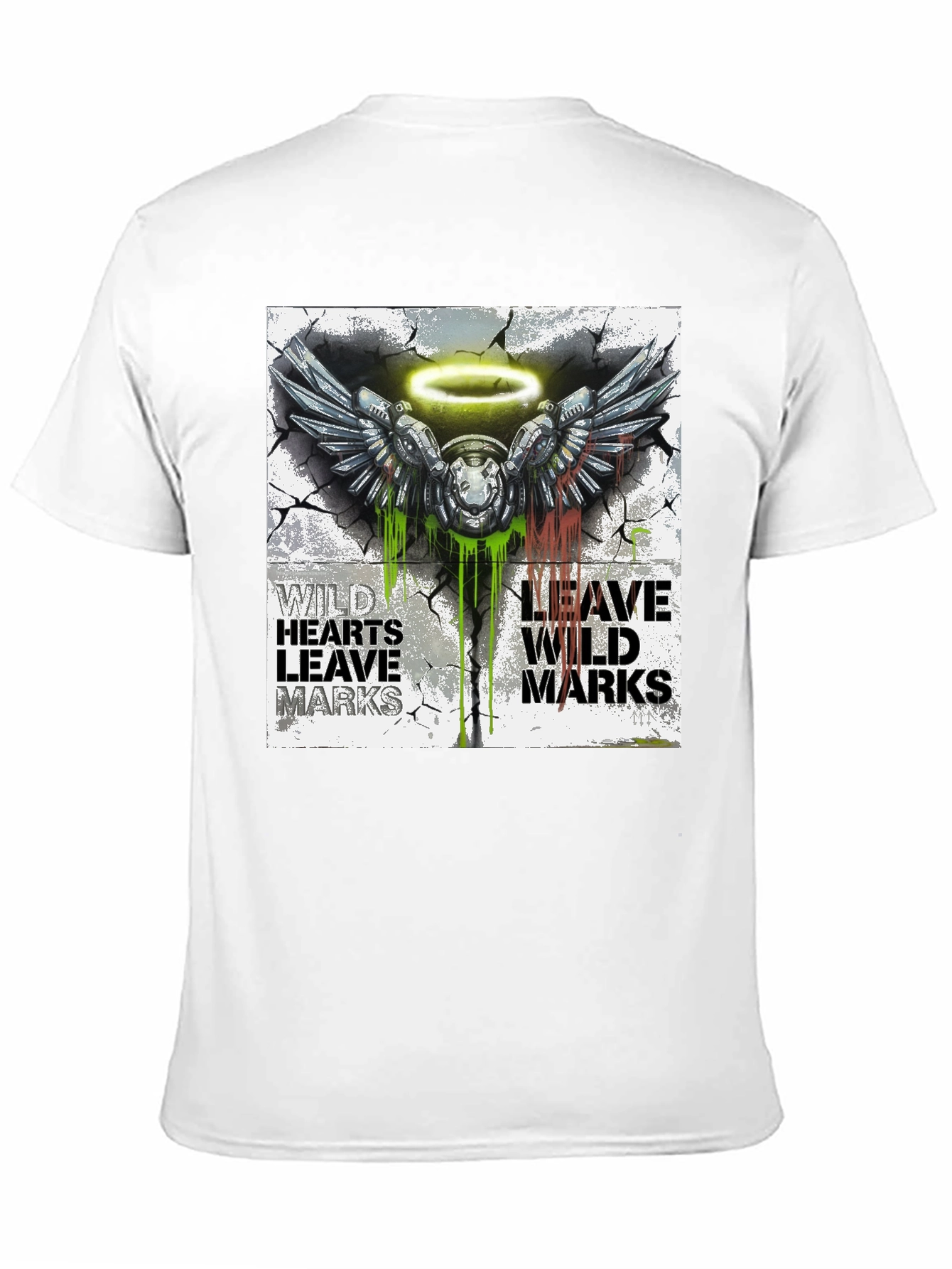 Wild Hearts T-Shirt - Angel Wings Graphic Tee