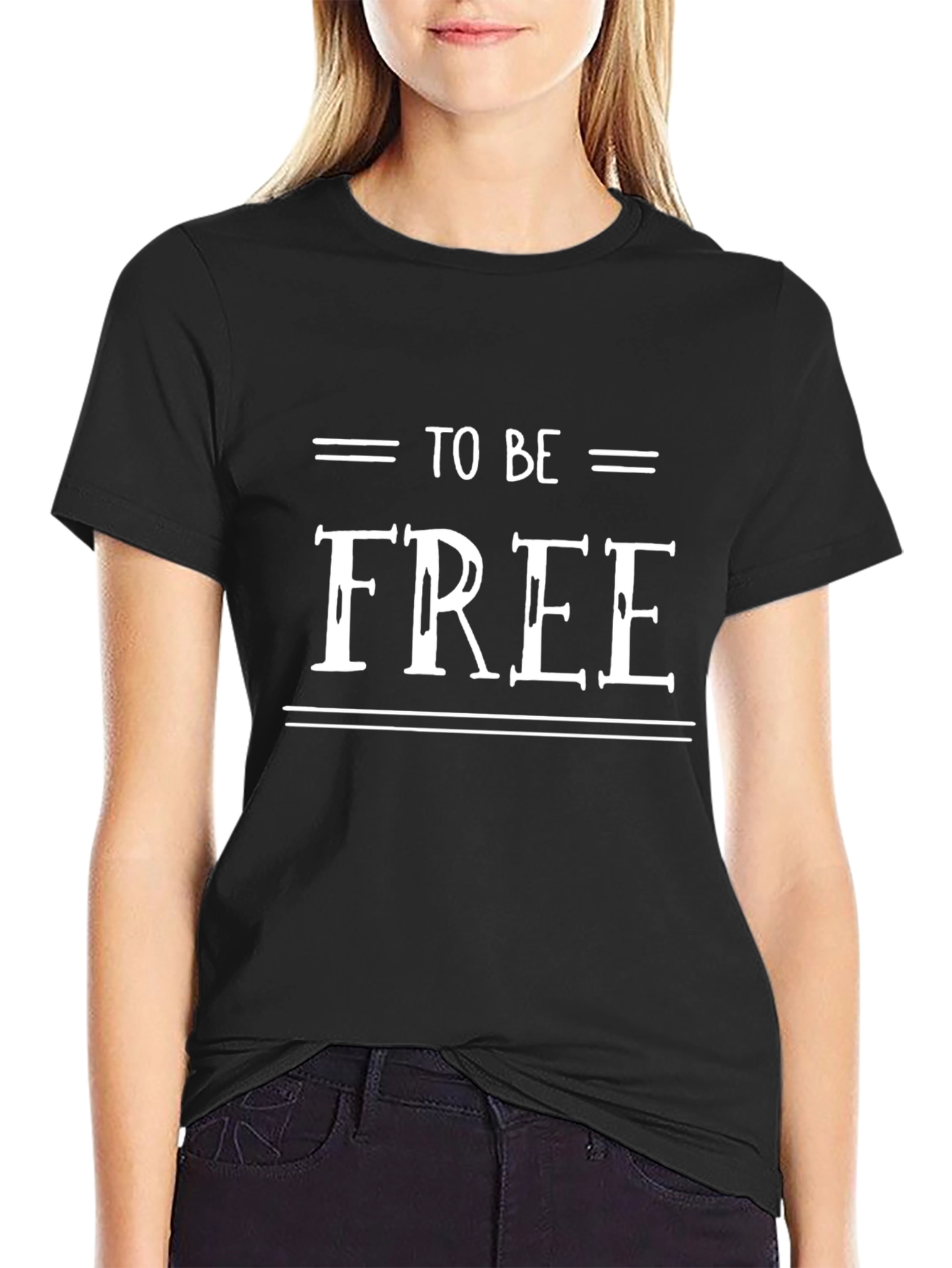 To Be Free Graphic T-Shirt - Stylish Cotton Tee