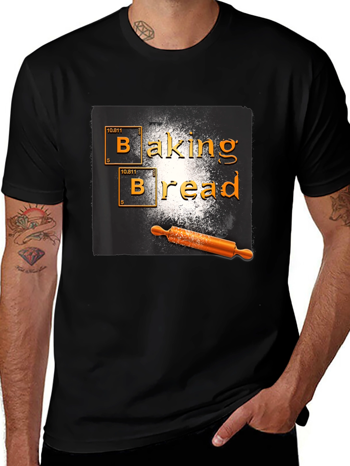 Baking Bread T-Shirt: Chemistry Design
