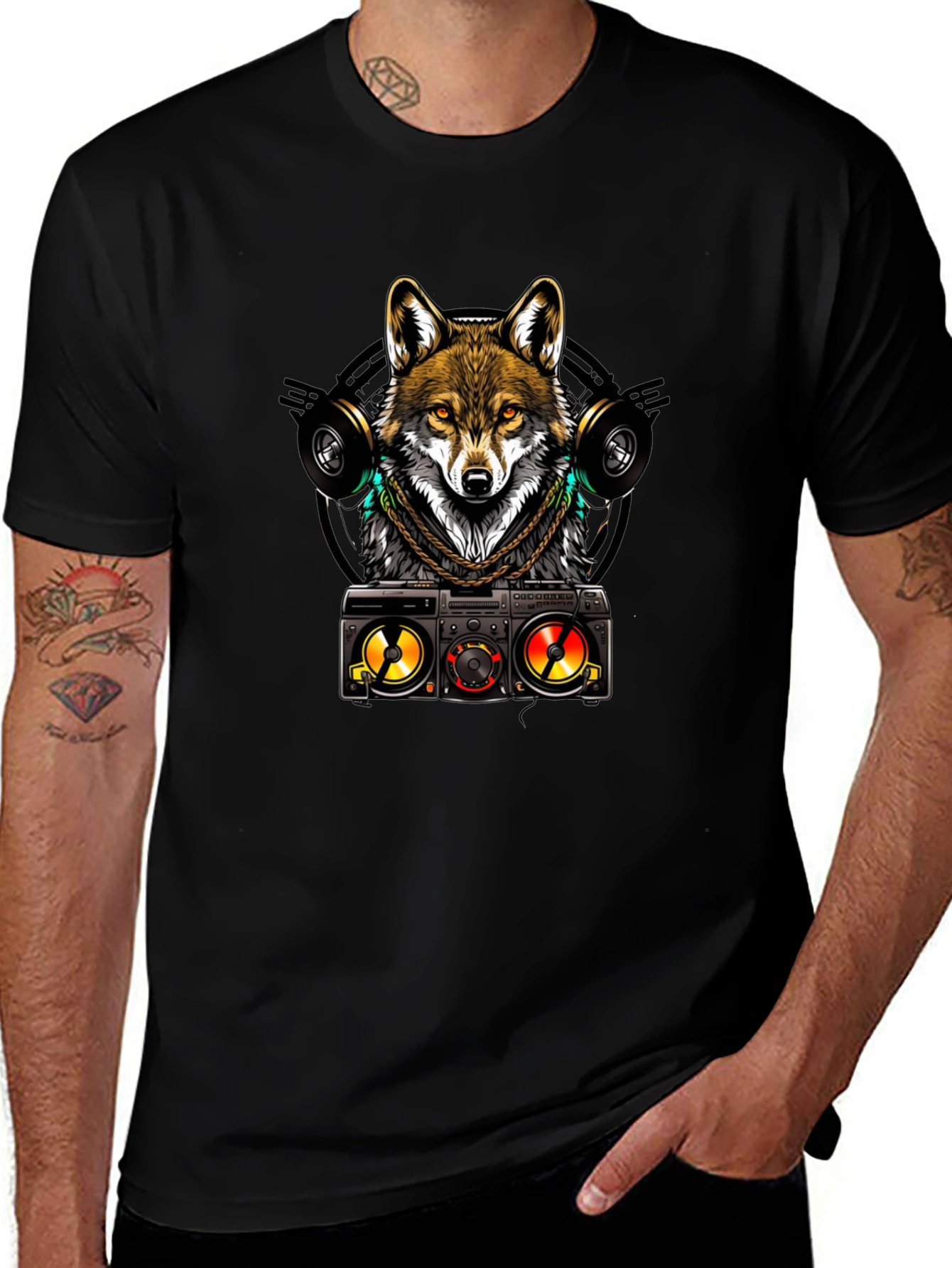 Urban Wolf DJ Graphic Tee