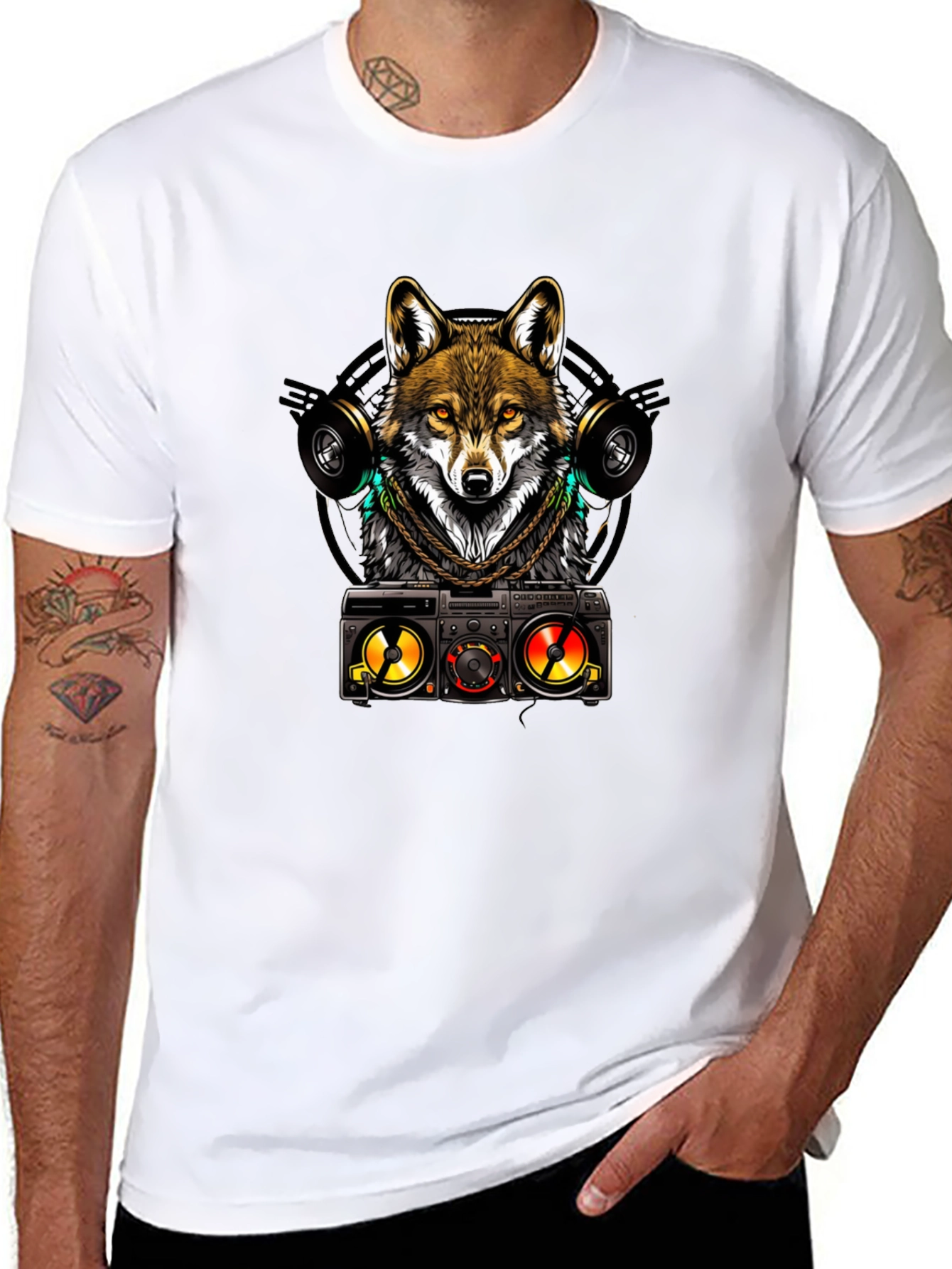 Urban Wolf DJ Graphic Tee