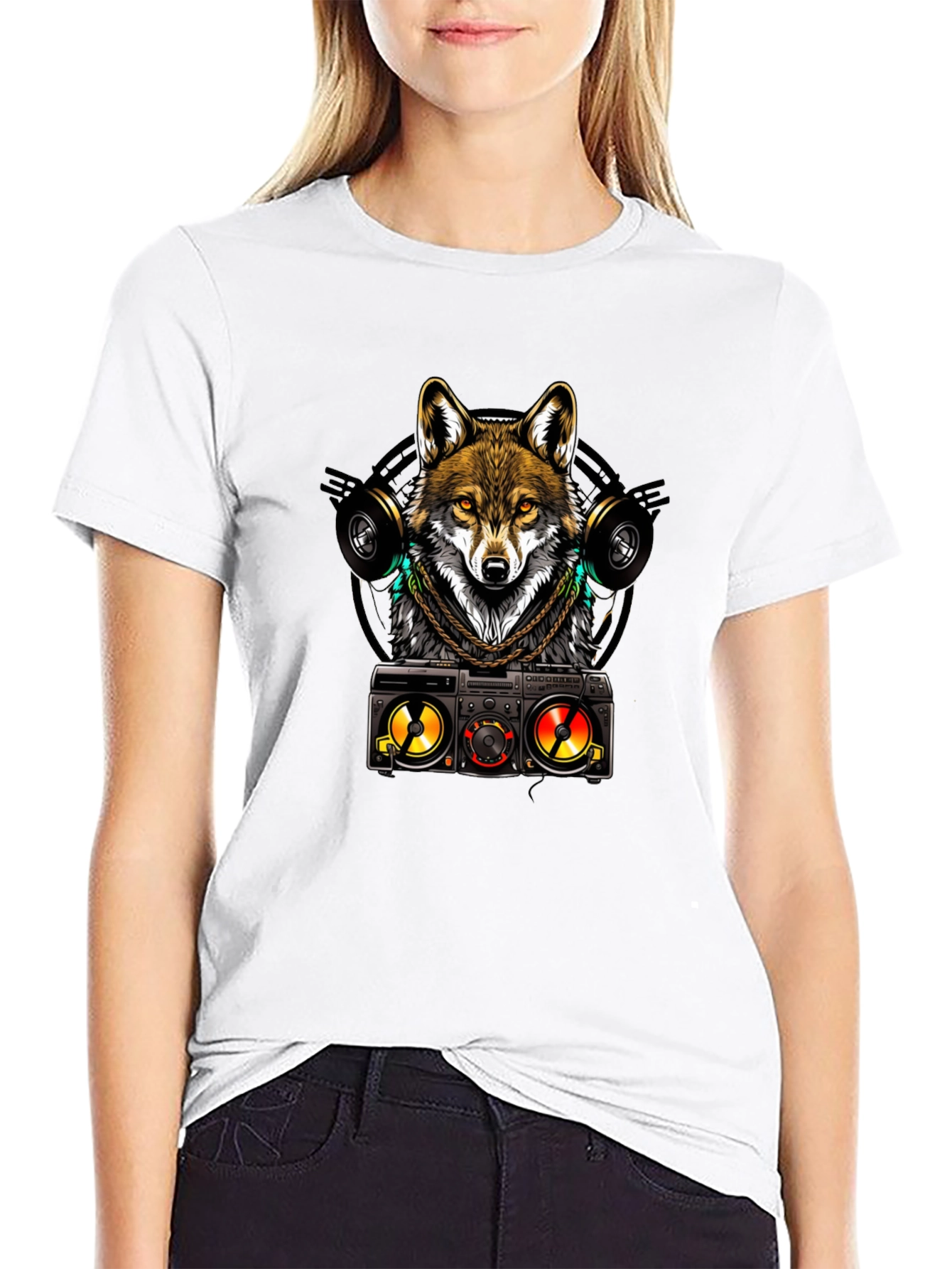 Urban Wolf DJ Graphic Tee