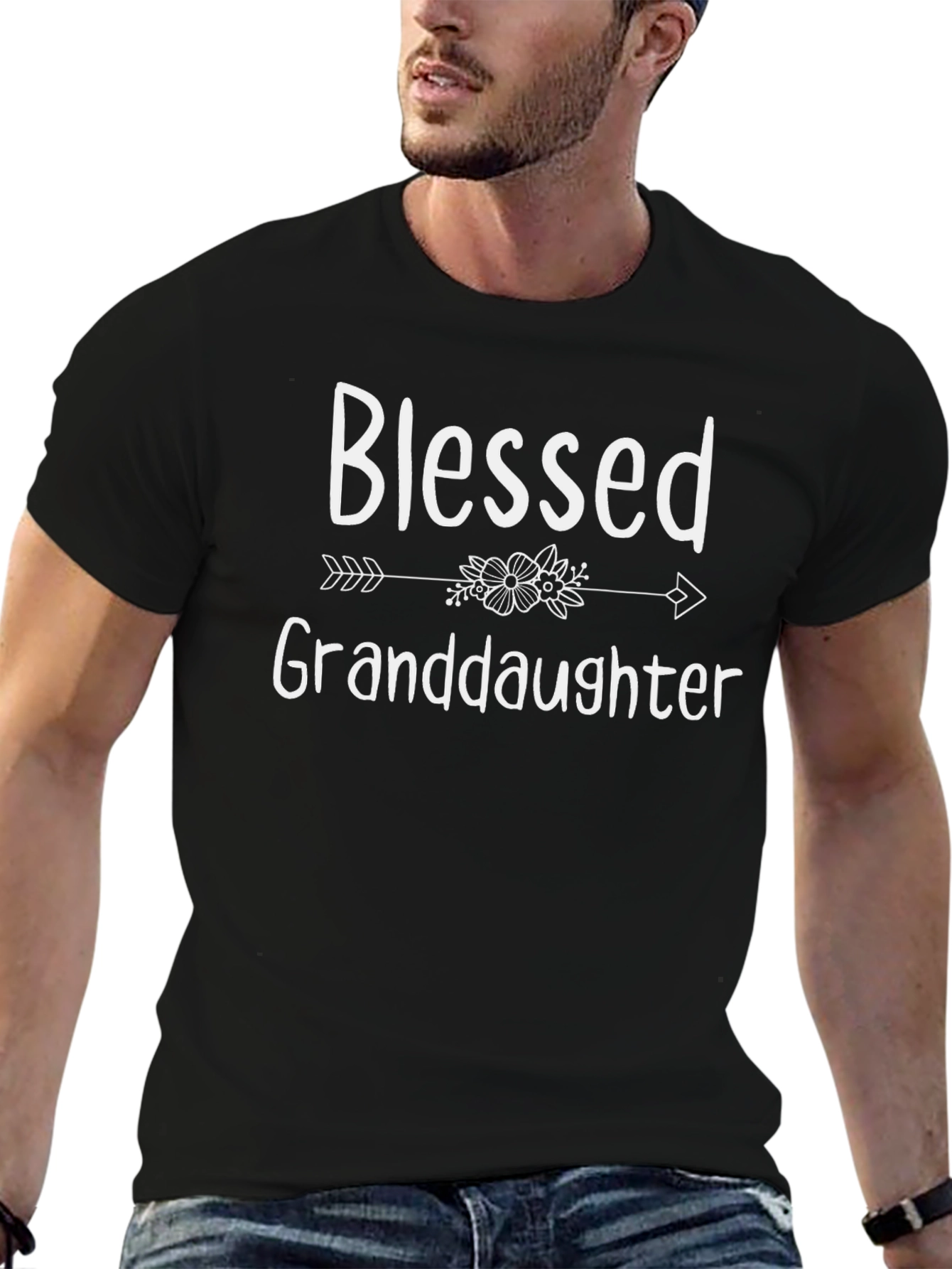 Blessed Granddaughter Graphic T-Shirt