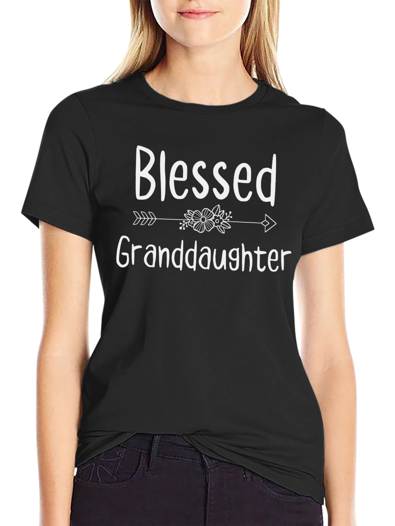 Blessed Granddaughter Graphic T-Shirt