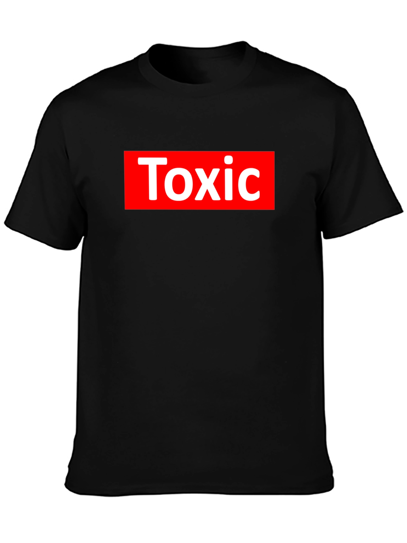 Toxic Graphic Tee - Street Style Black T-Shirt
