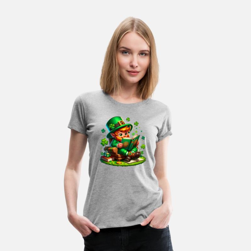 Leprechaun St. Patrick's Day Book Lover